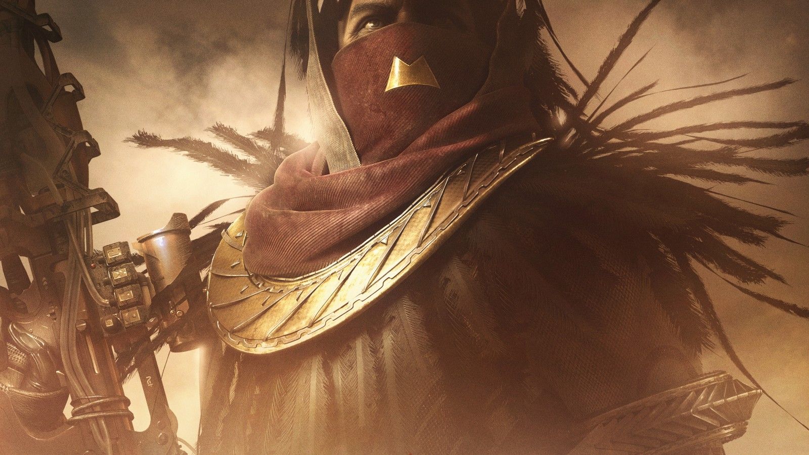 Guardian Destiny 2, elmo dorato, 1600x900 HD, Laptop