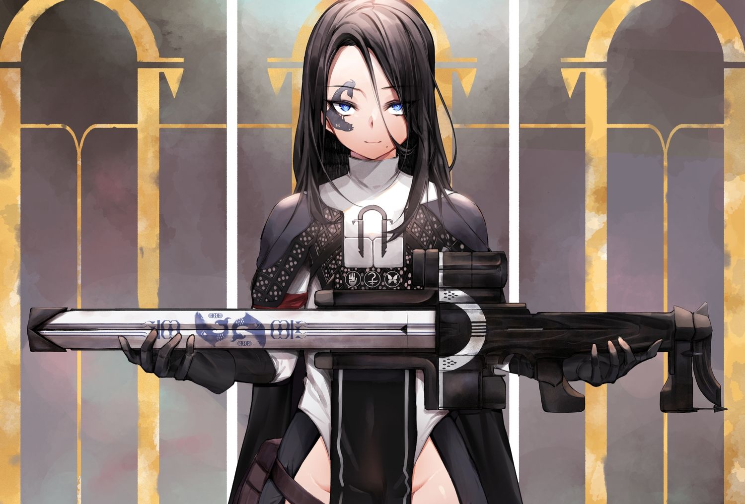 Ragazza anime con fucile, 1500x1016 720p, Acer Nitro