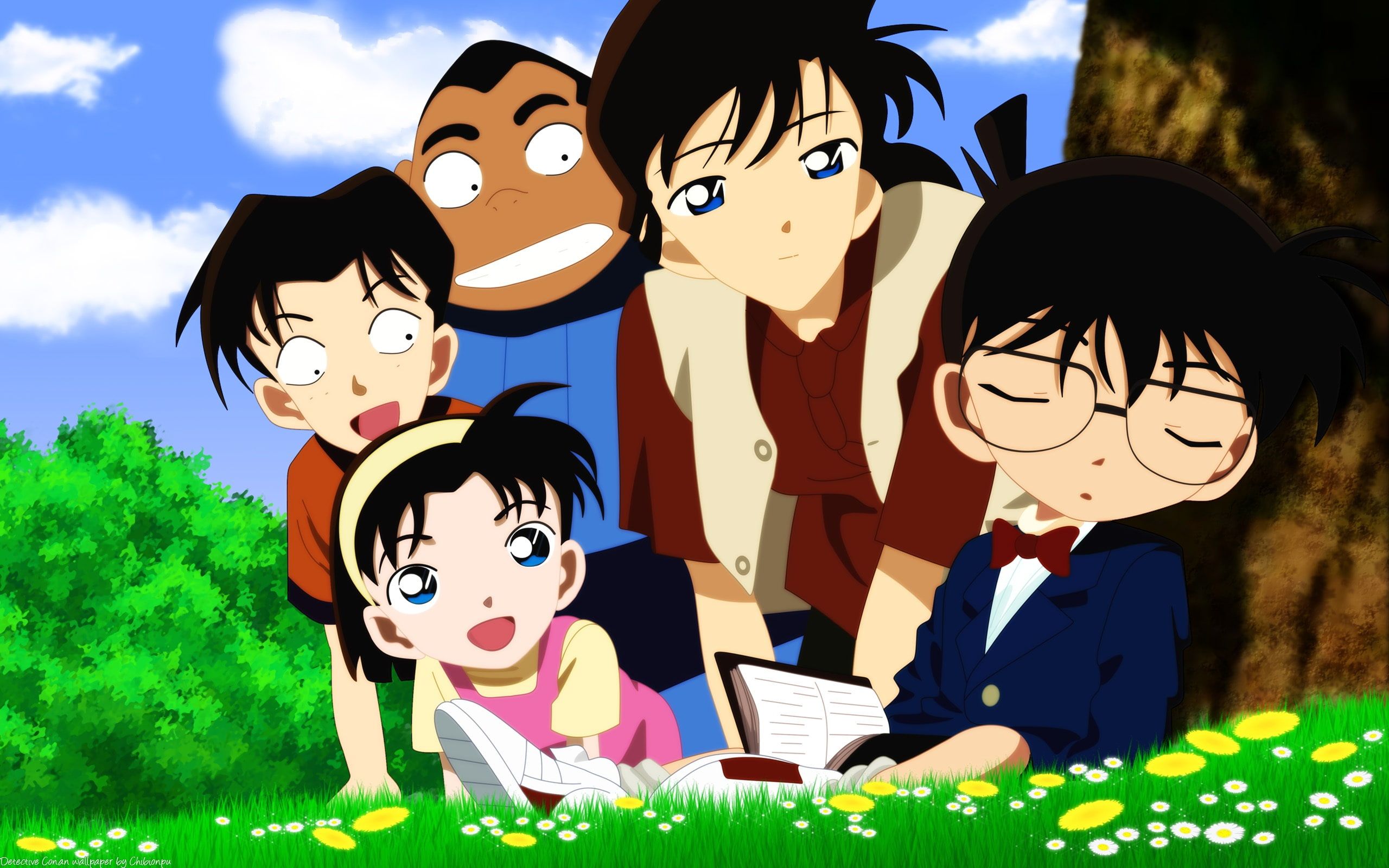 Detective Conan personaggi gruppo, 2560x1600 2K, MacBook Pro