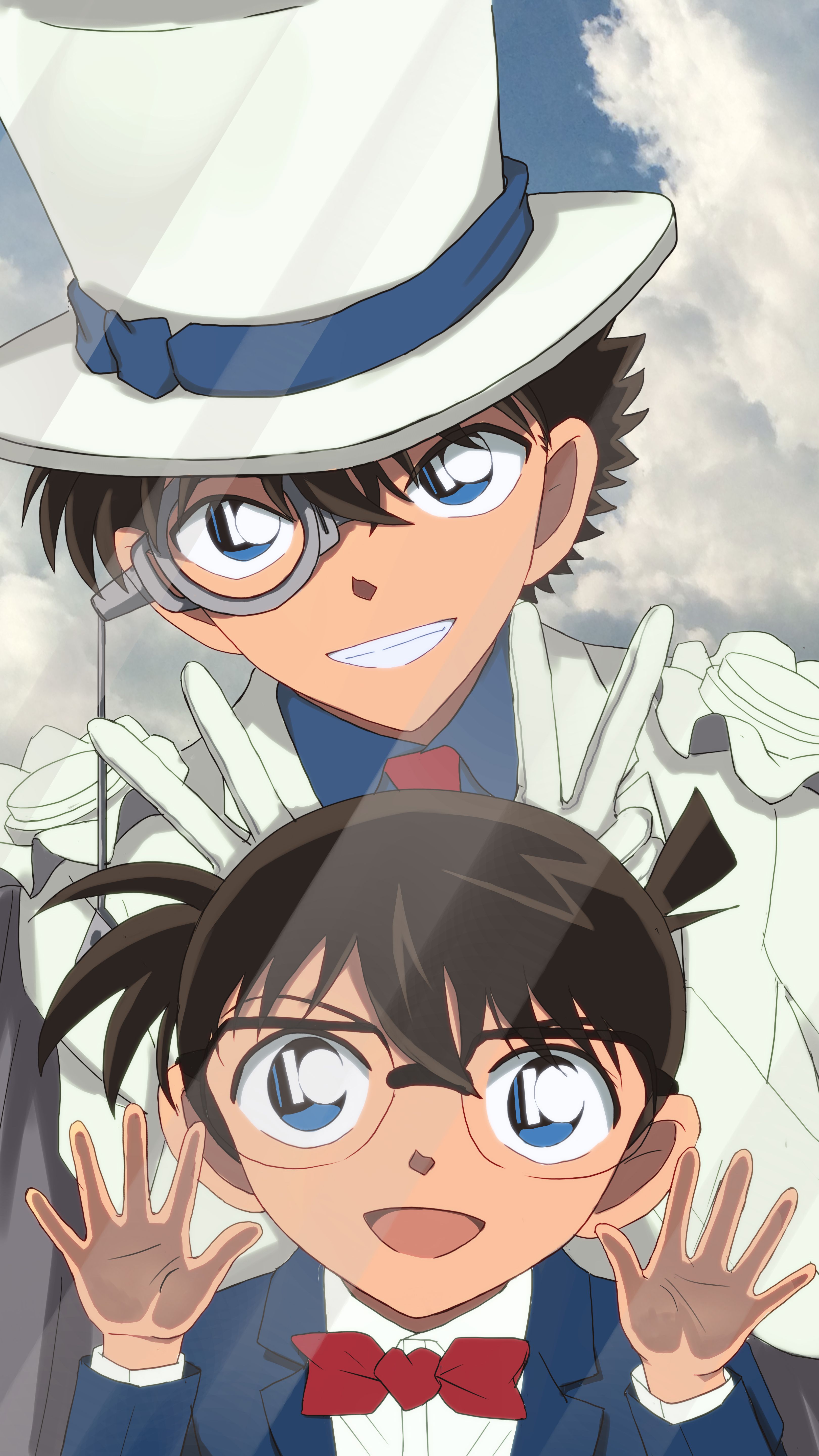 Kaito Kid e Conan Edogawa, Shinichi Kudo, 3240x5760 Full HD Verticale, iPhone Pro Max