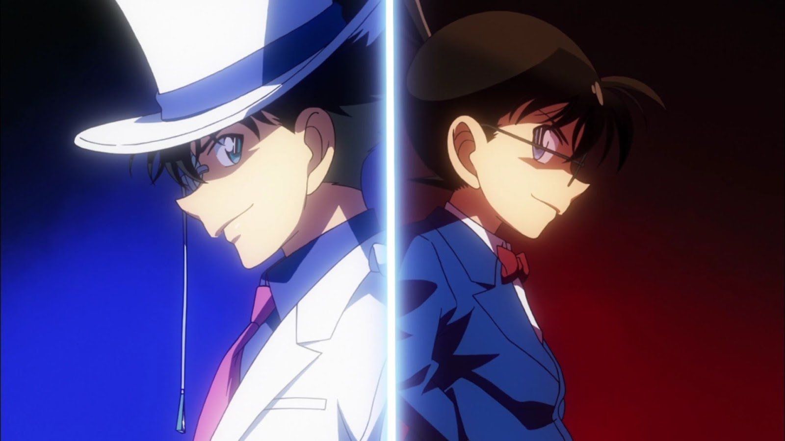 Kaito Kid e Conan Edogawa, Detective Conan, 1600x900 HD Ready, PC