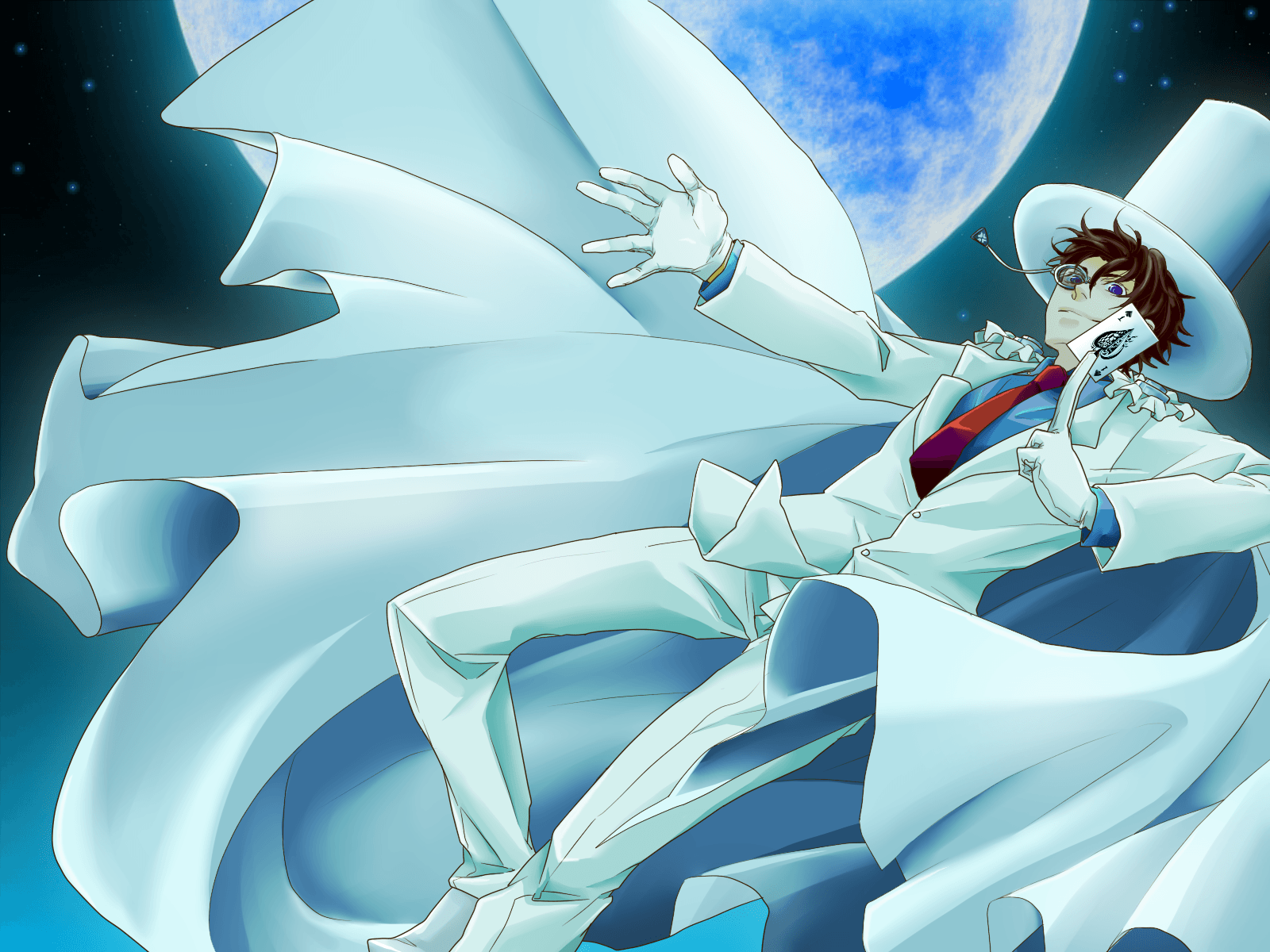 Kaito Kid con pistola, 1680x1050 HD Ready, Desktop