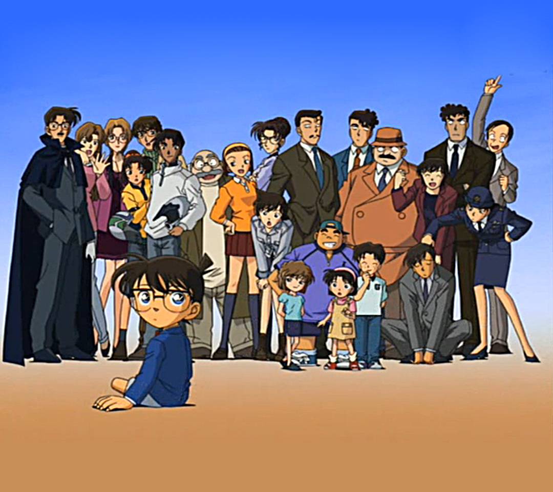 Detective Conan gruppo personaggi, 1080x960 HD, Desktop