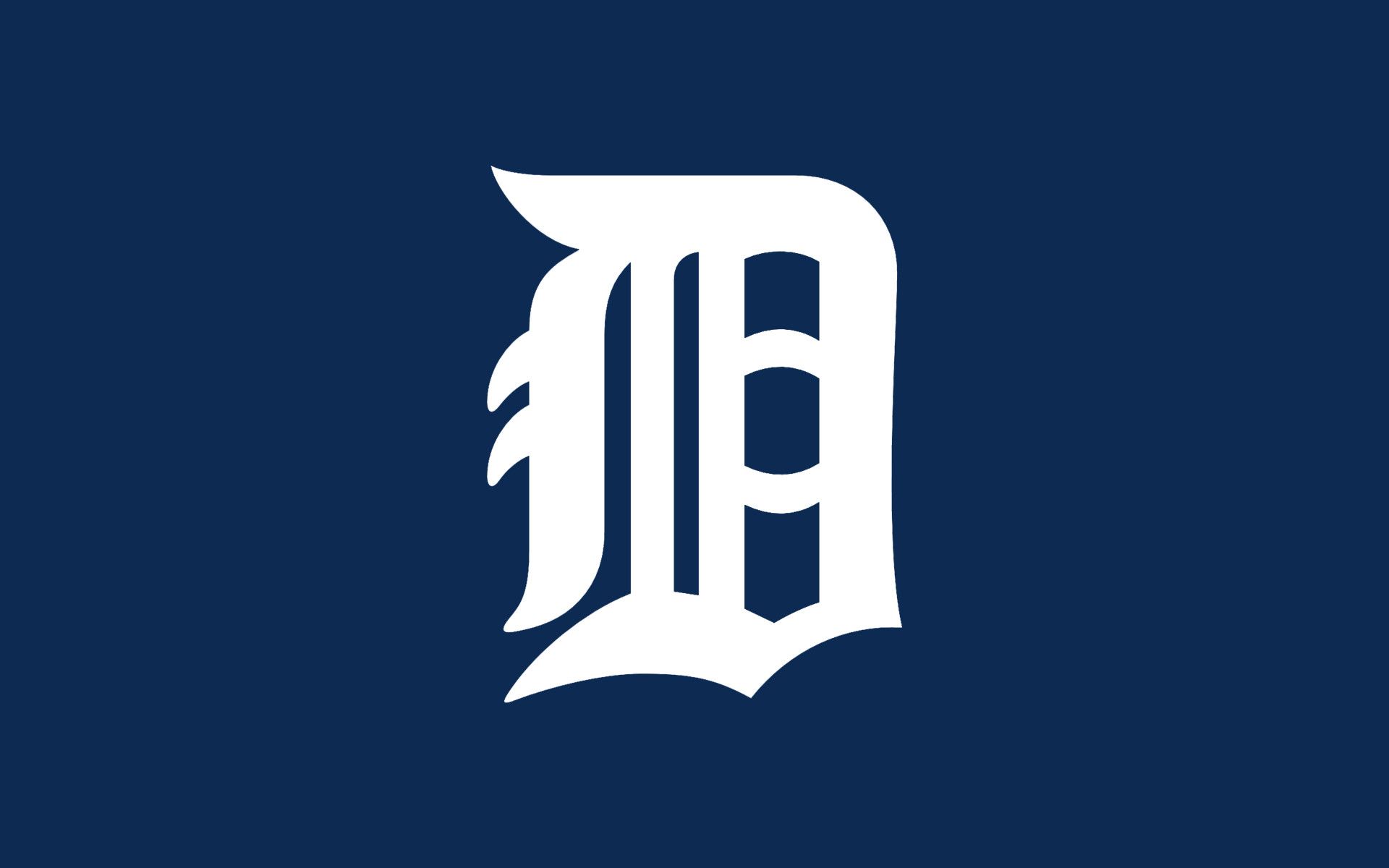 Logo Detroit Tigers su blu, baseball, 1920x1200 Full HD+ WUXGA, Laptop