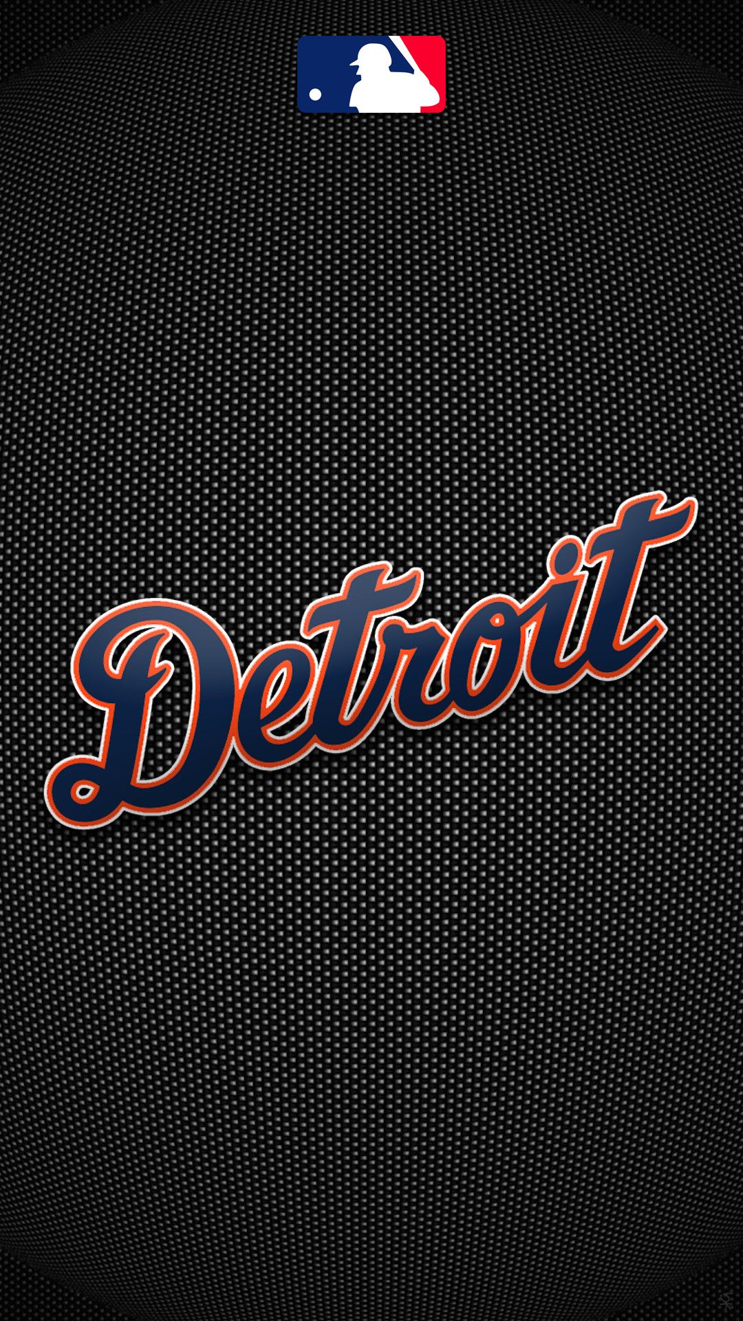 Logo Detroit Tigers MLB, baseball, 1080x1920 Full HD Verticale, iPhone Pro
