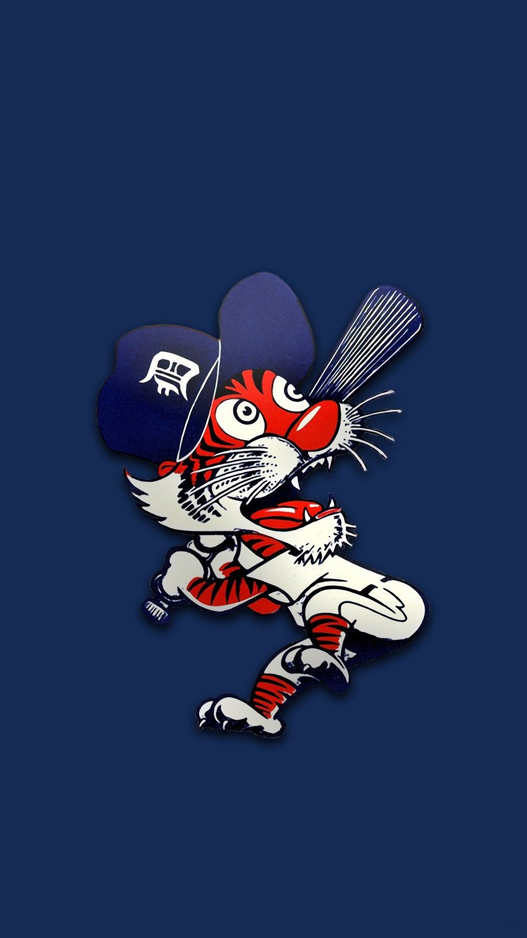 Mascotte tigre Detroit Tigers, 1080x1920 Verticale, iPhone Plus