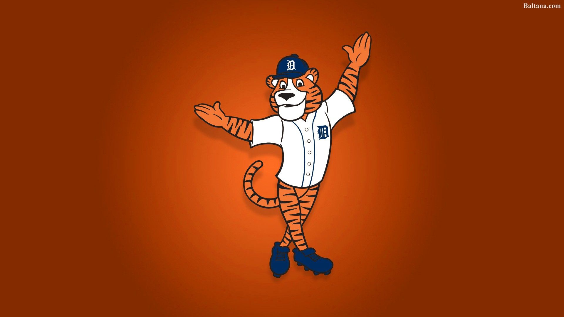 Logo Detroit Tigers, testo blu, 1680x1050 HD Ready, Desktop