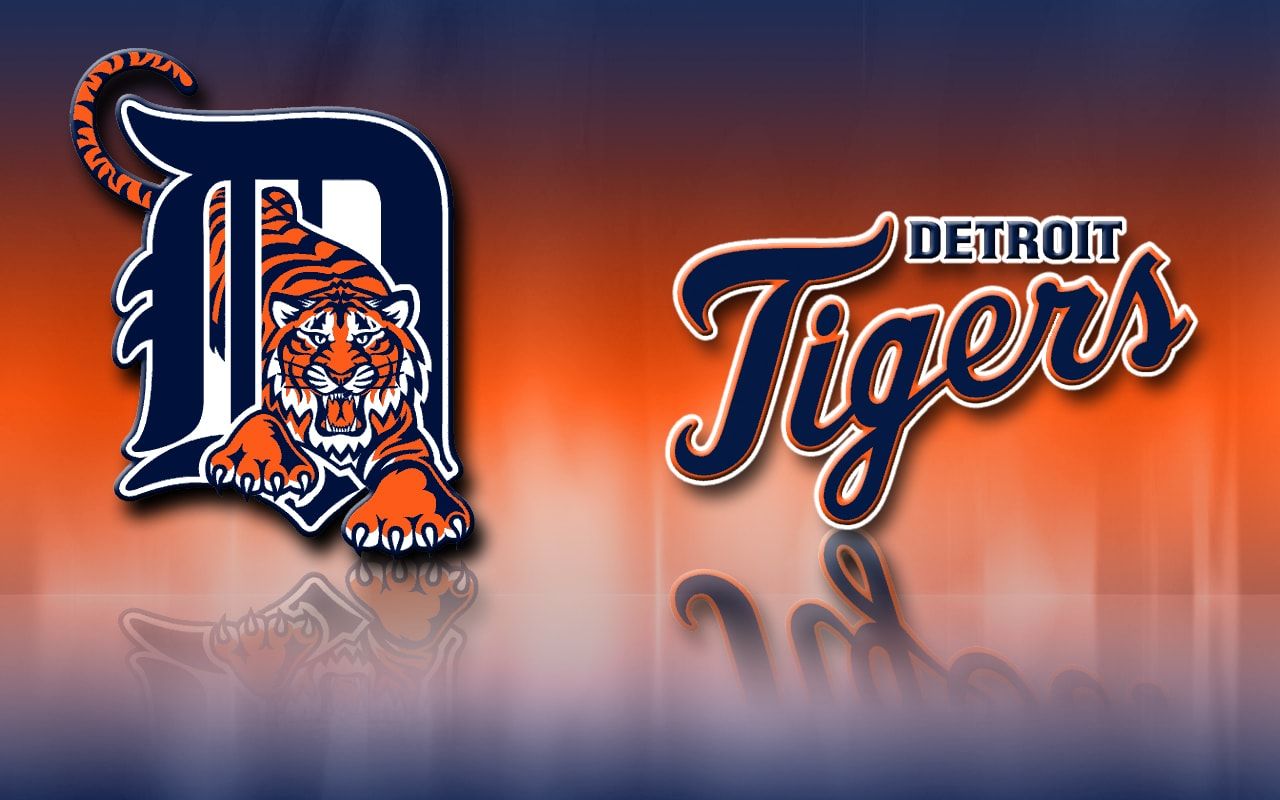 Logo Detroit Tigers grigio, 750x1334 Verticale, iPhone Pro Max