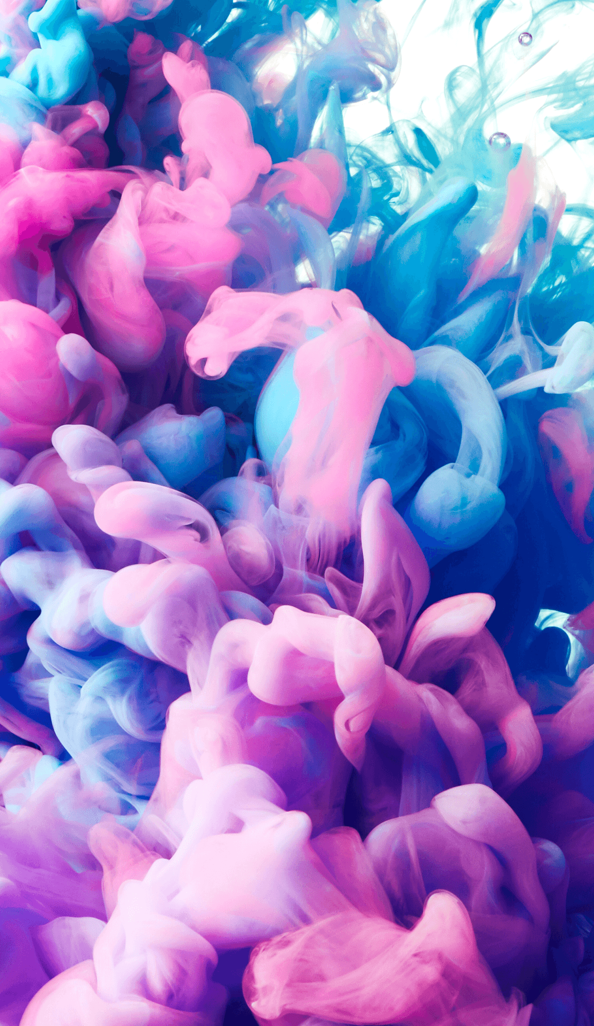 Fumo colorato rosa e blu, 1185x2048 Verticale, Mobile
