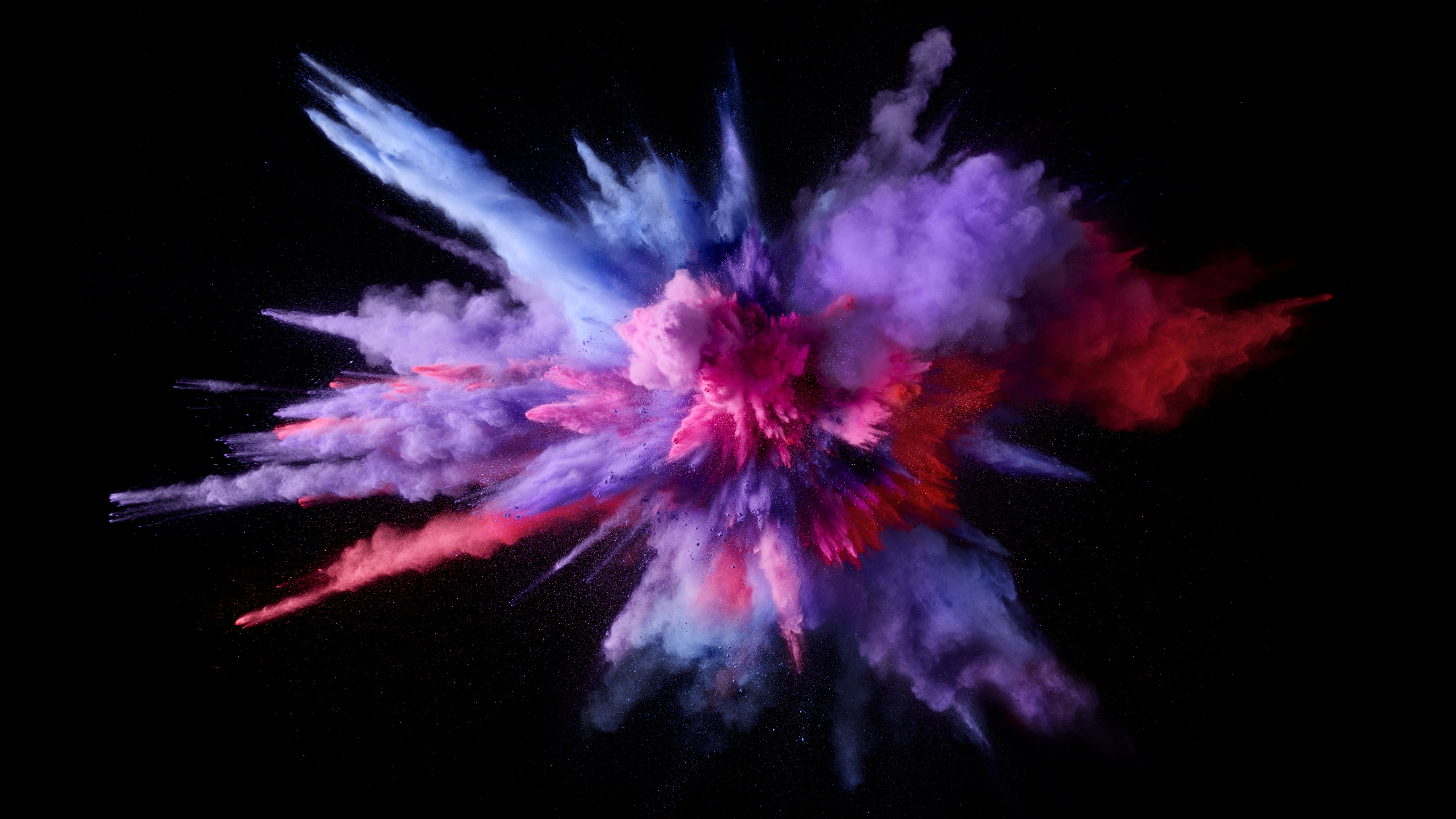 Esplosione di polvere colorata, 5120x2880 4K Ultra HD, Monitor 4K
