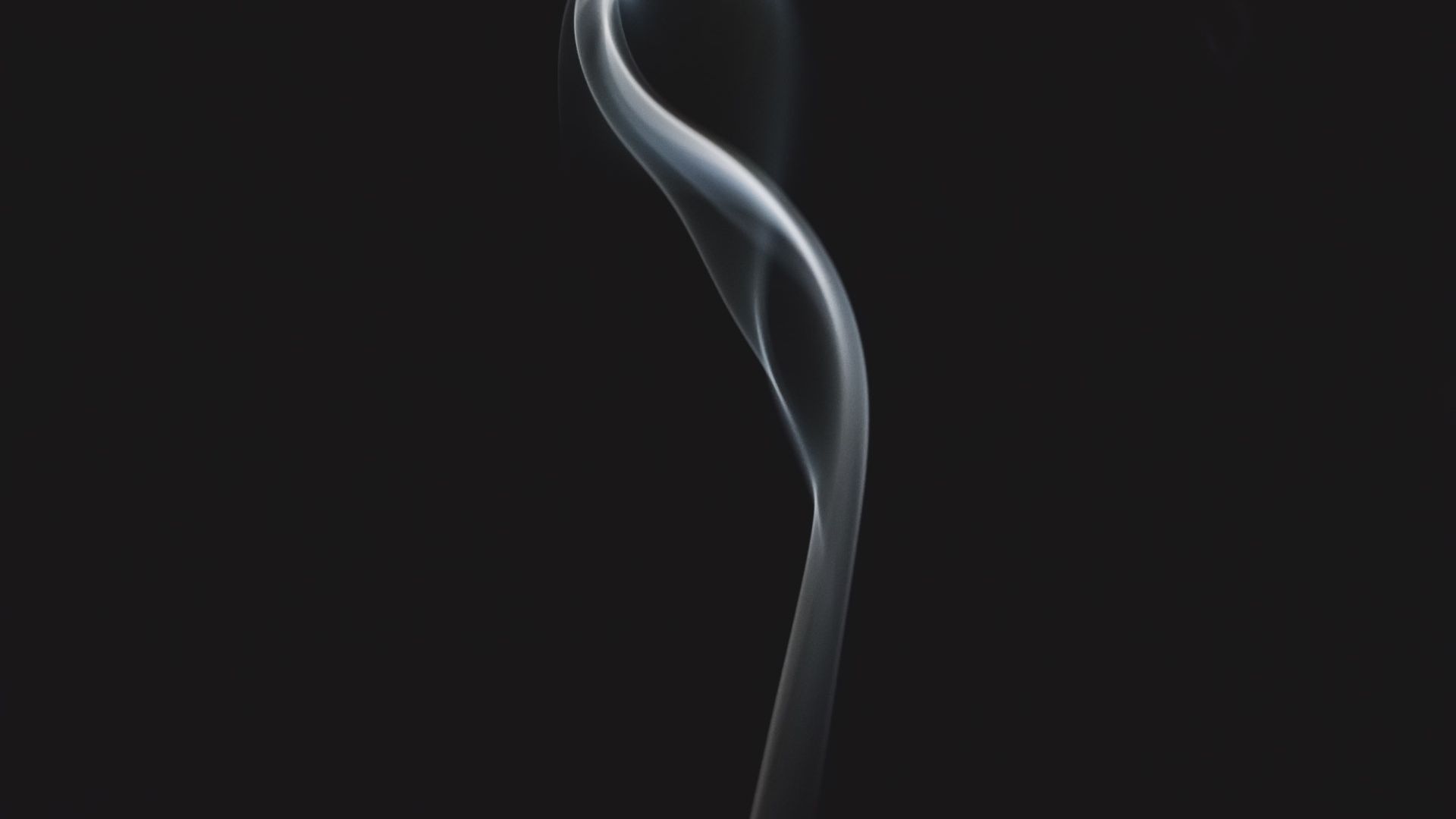 Fumo grigio su sfondo nero, 1920x1080 Full HD 1080p, Desktop