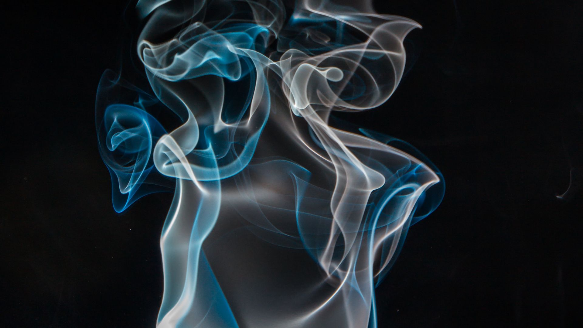 Fumo blu e bianco astratto, 1920x1080 Full HD 1080p, PC