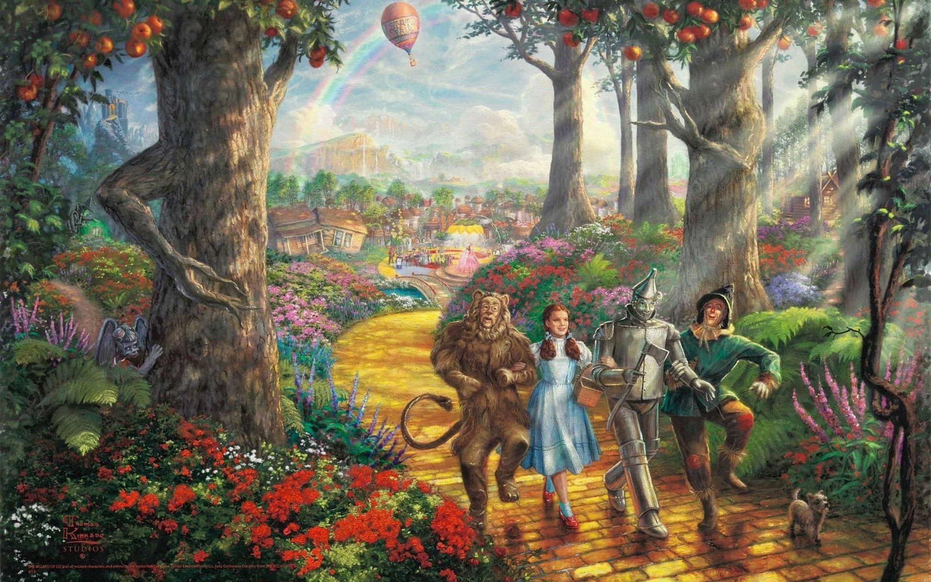 Il Mago di Oz, sentiero giallo, 1920x1200 Full HD+ WUXGA, Desktop