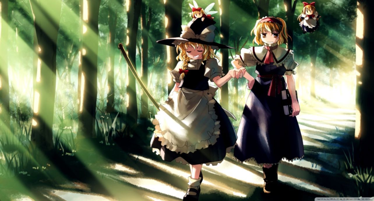 Streghe anime nella foresta, 1284x691 HD, PC Desktop