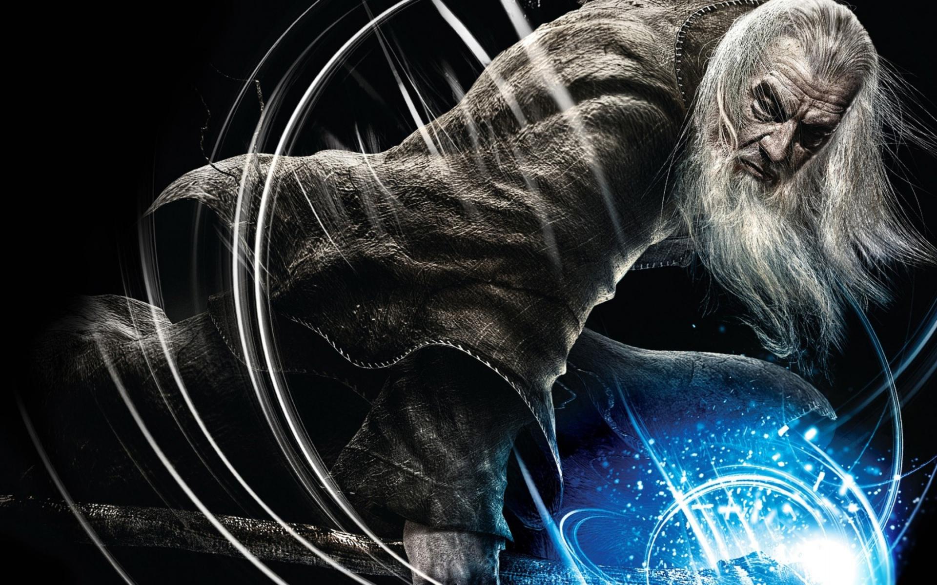 Gandalf mago con magia blu, 1920x1200 Full HD+ WUXGA, PC Desktop