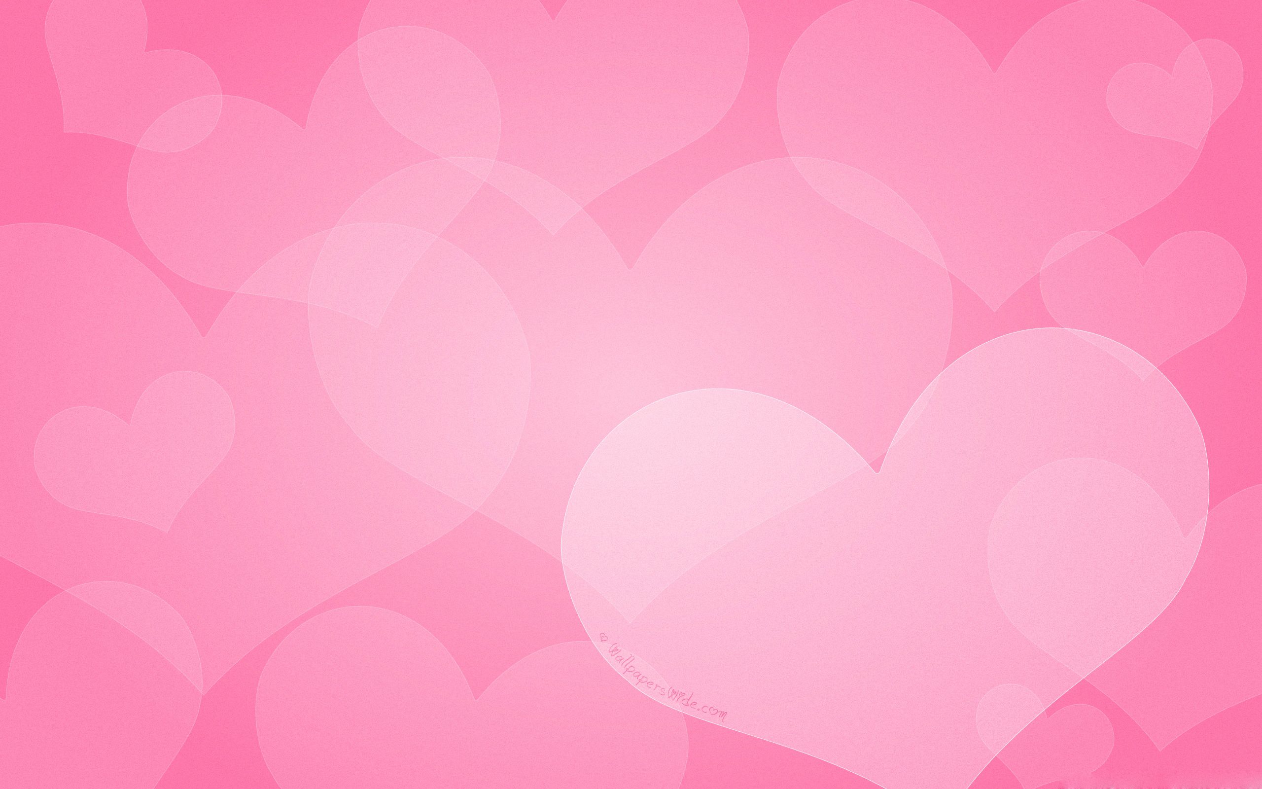 Cuori rosa sfocati, 2560x1600 2K, Monitor Gaming