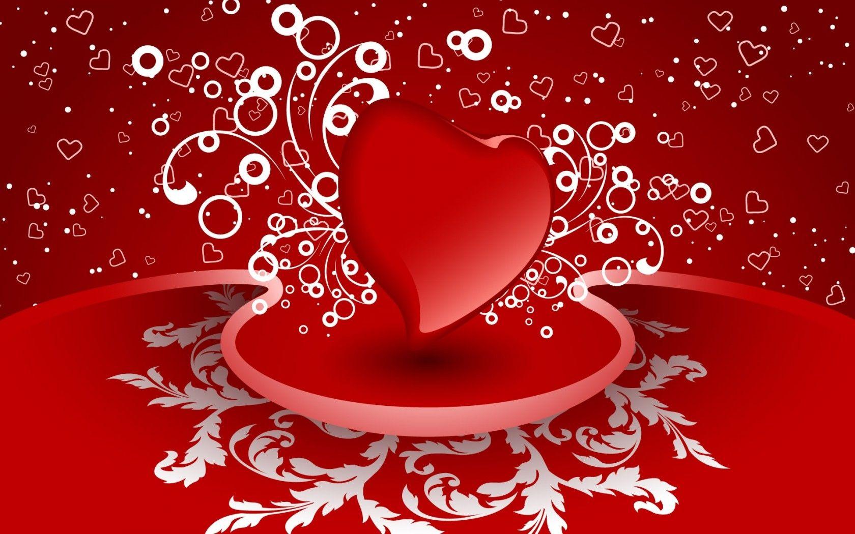 Cuore rosso San Valentino, 1680x1050 900p, Monitor Gaming