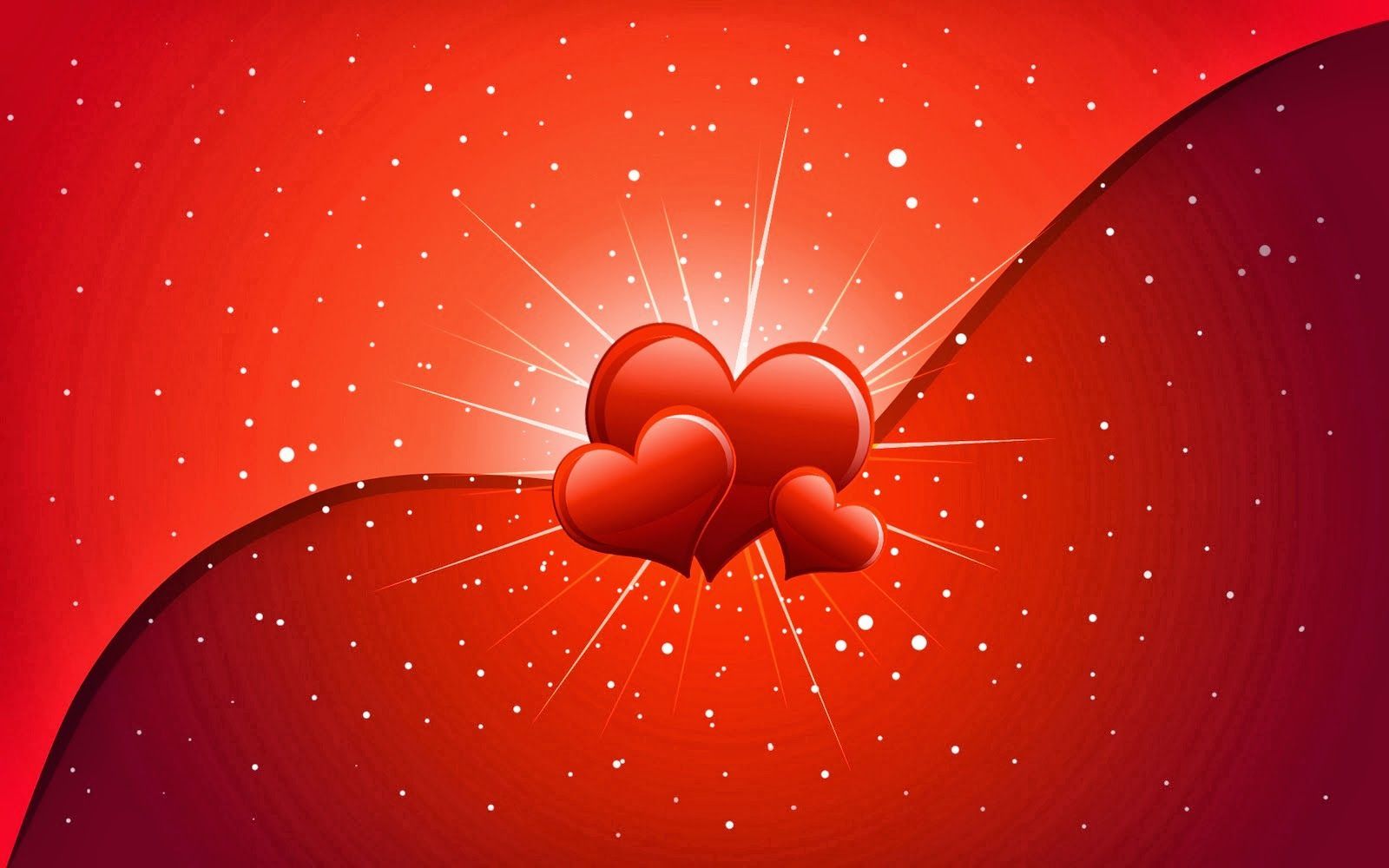 Cuori rossi San Valentino, 1600x1000 HD Ready, Monitor Gaming