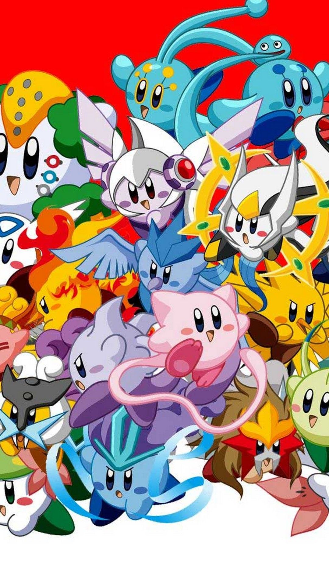 Collage personaggi Pokémon, 1080x1920 Verticale, Mobile