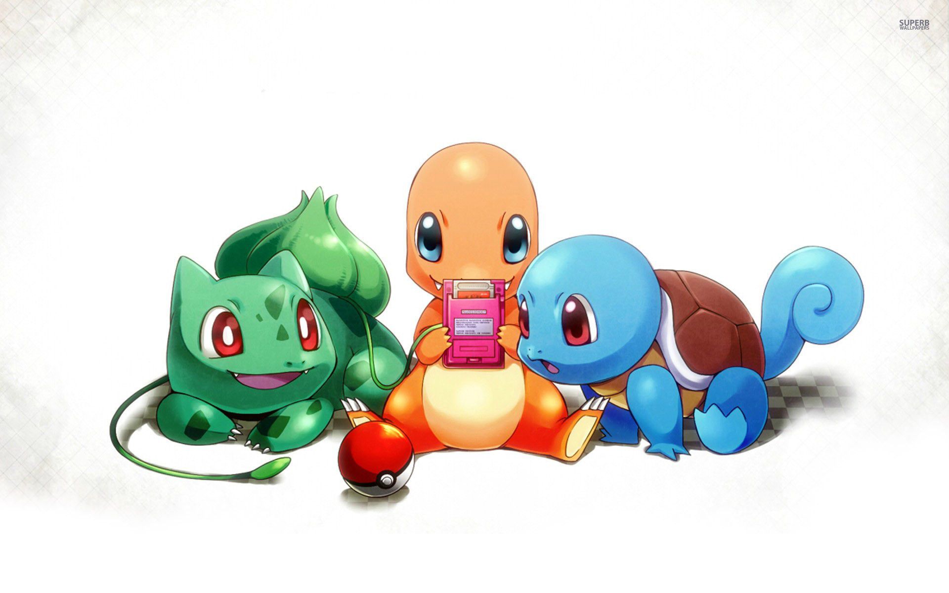 Bulbasaur Charmander Squirtle Pokémon, 1920x1200 Full HD+ WUXGA, Desktop