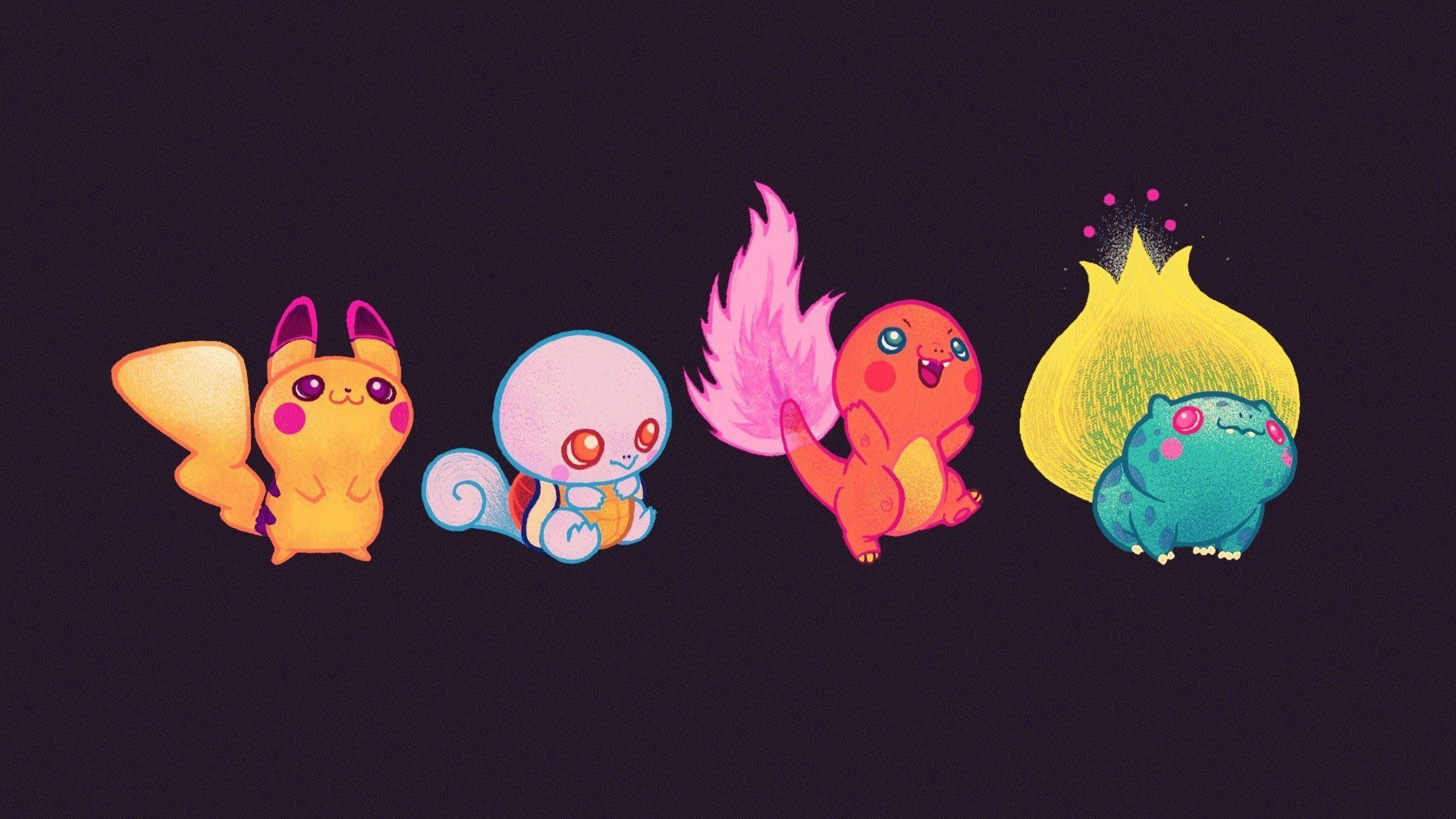 Pokémon baby kawaii illustrazione, 1920x1080 Full HD, Laptop