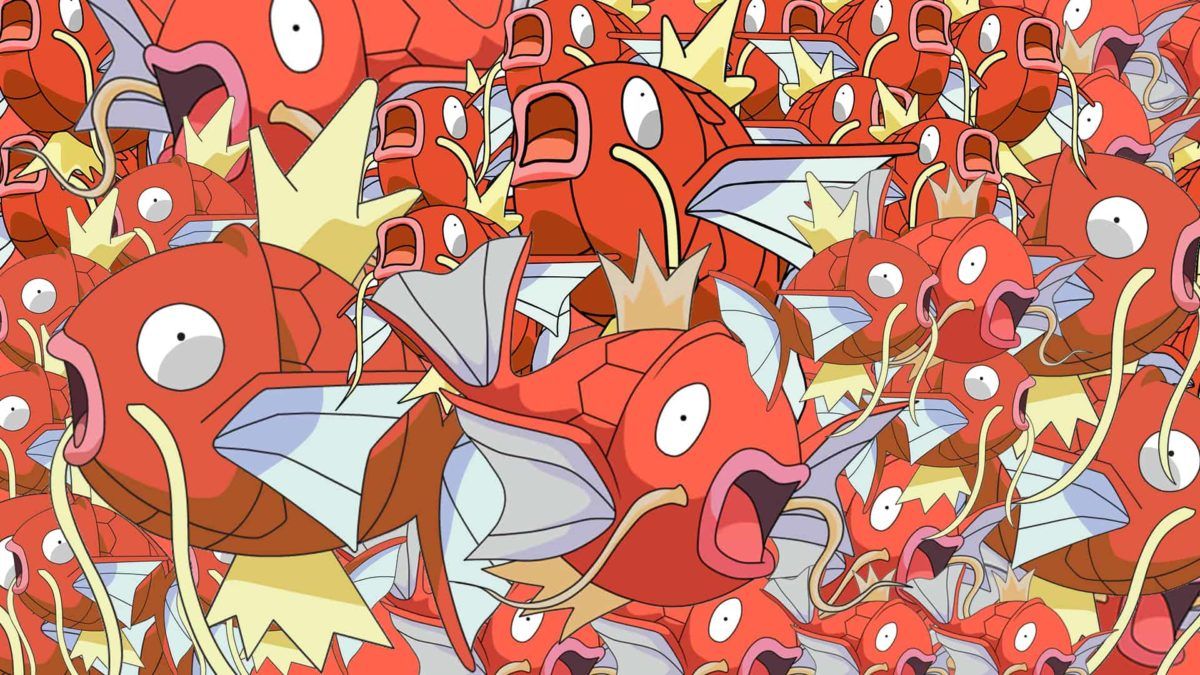 Magikarp Pokemon multipli rossi, 1200x675 HD, iMac