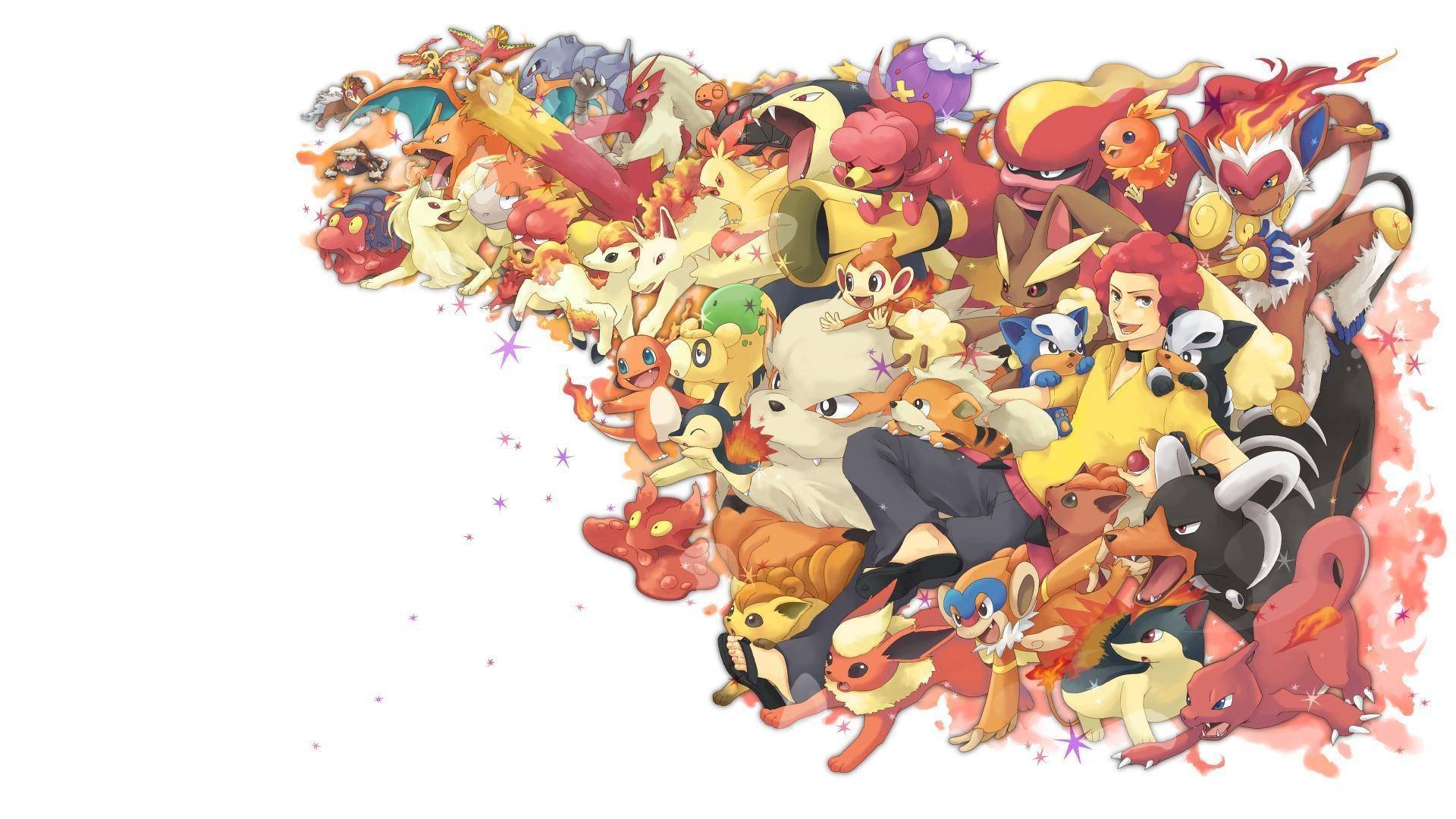 Collage Pokémon multicolore, 1920x1080 1080p, Desktop