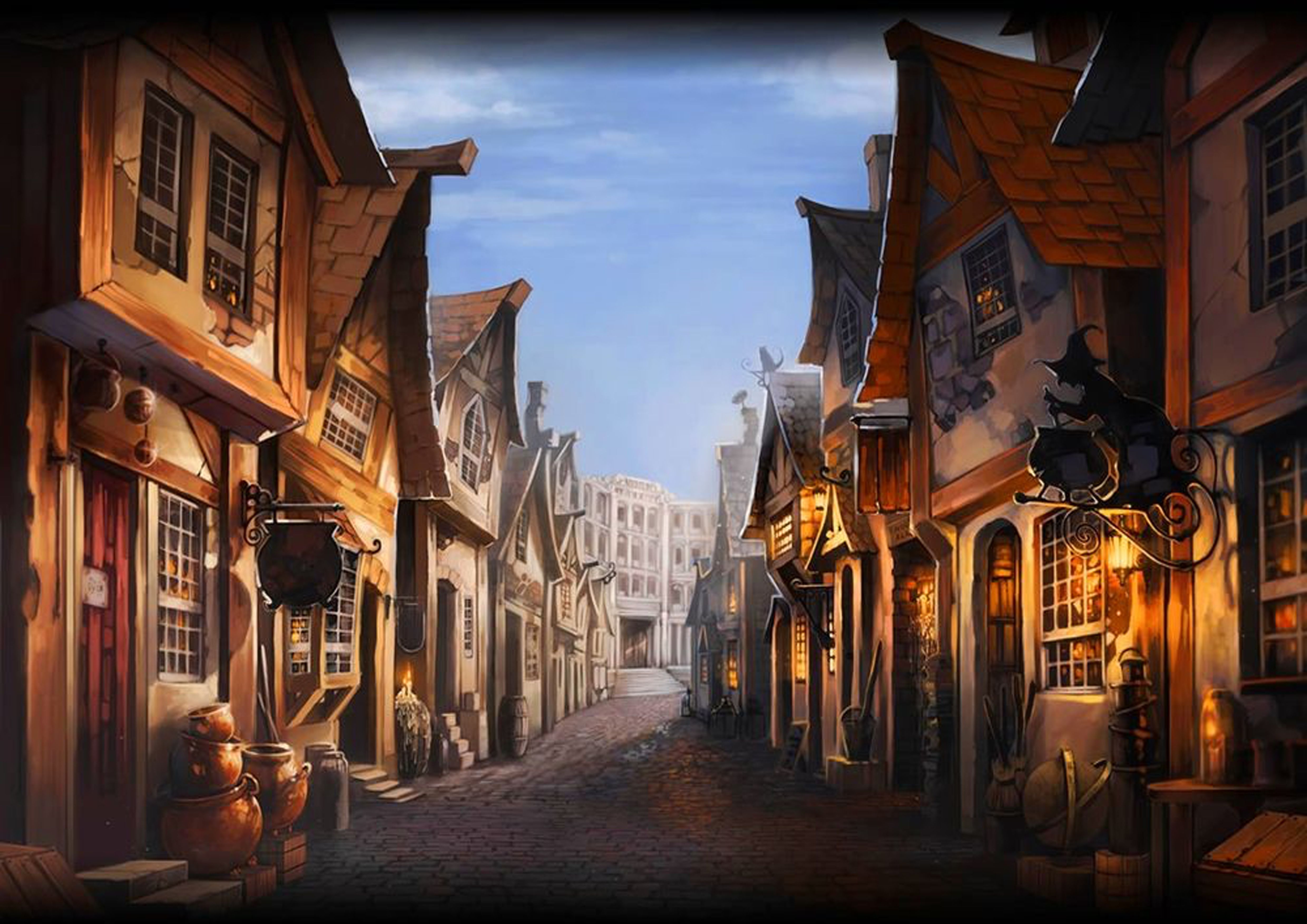 Diagon Alley Harry Potter, J.K. Rowling, 4961x3508 4K Ultra HD, Monitor 4K