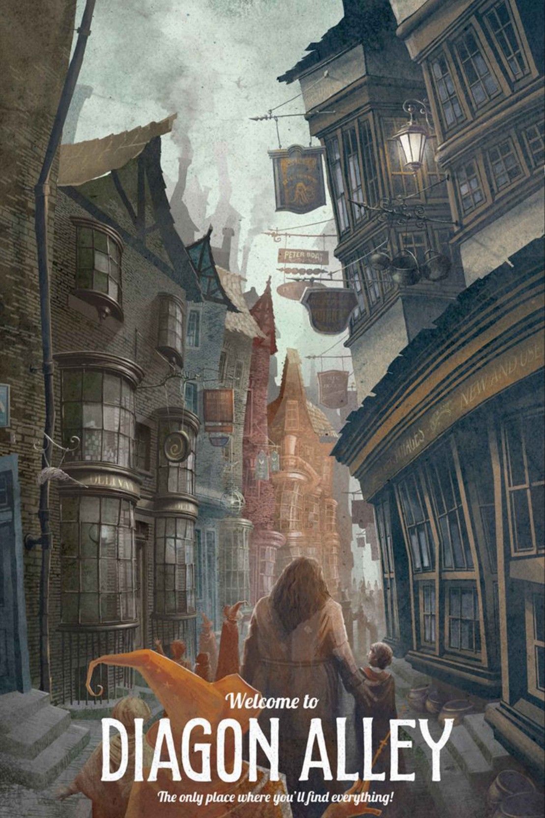 Diagon Alley Harry Potter, 1109x1664 Full HD Verticale, iPhone Pro Max