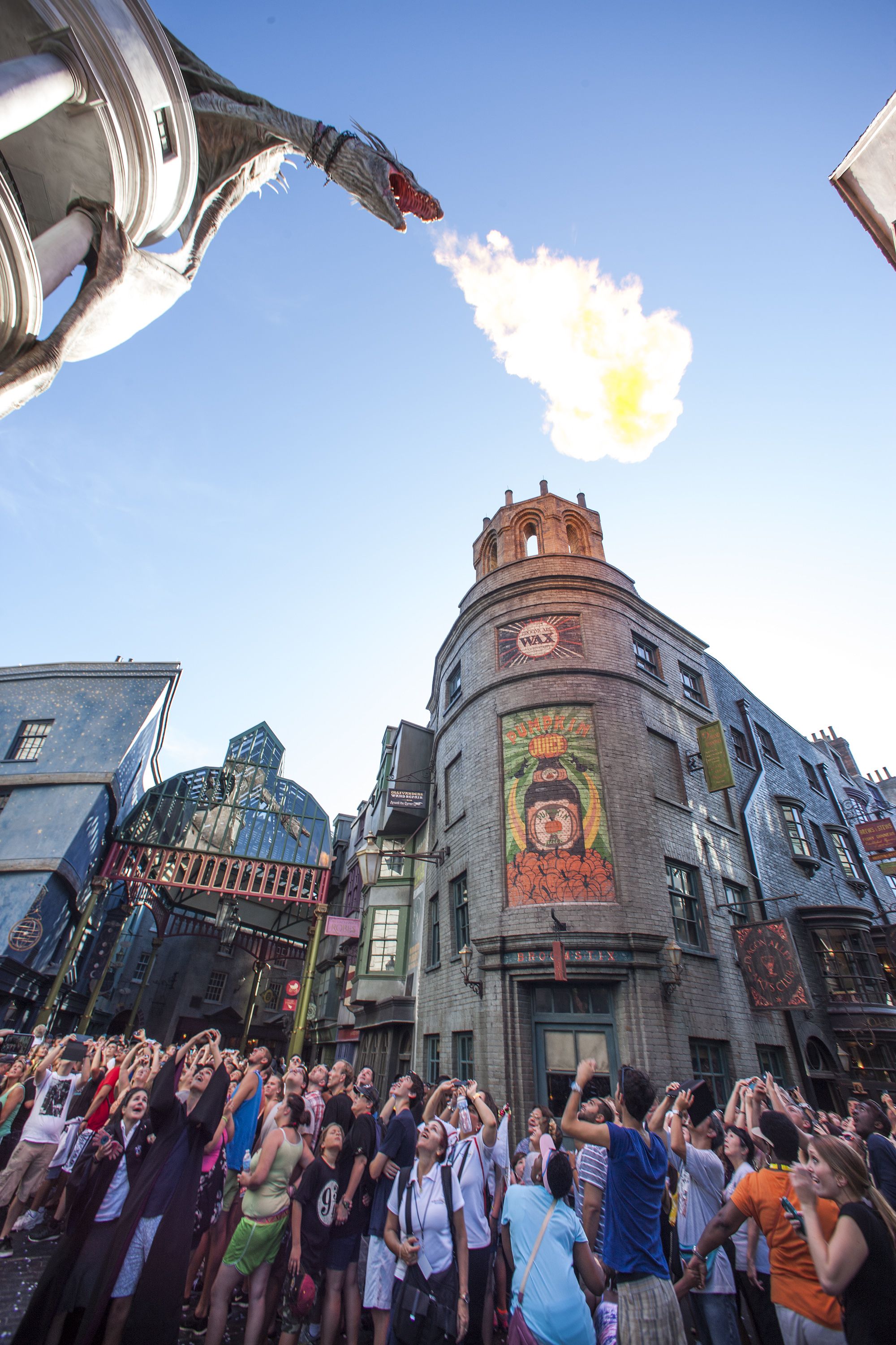 Diagon Alley Flourish e Blotts, 971x1500 Verticale, iPhone Air