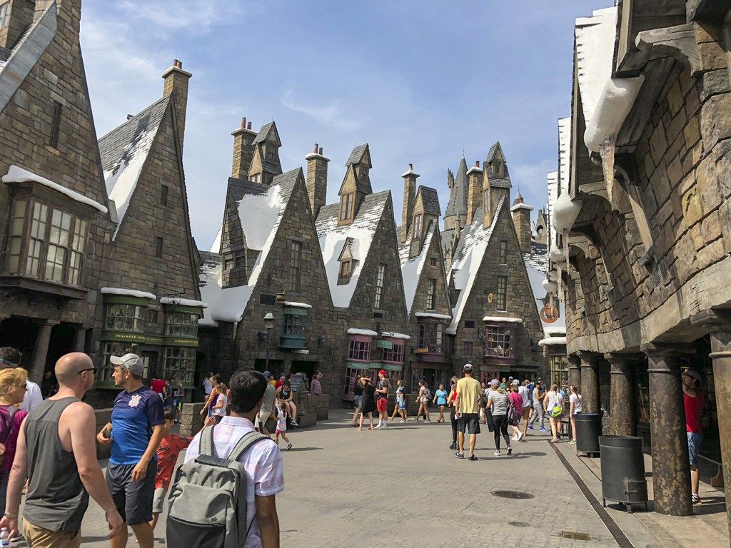 Diagon Alley con drago Gringotts, 1920x1080 Full HD 1080p, Desktop
