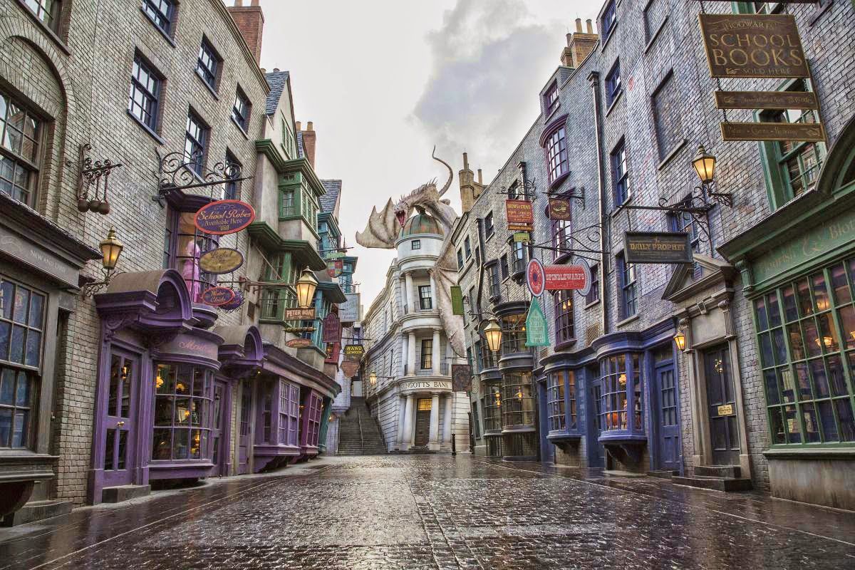 Diagon Alley drago Gringotts, 1160x1280 Full HD Verticale, iPhone Air