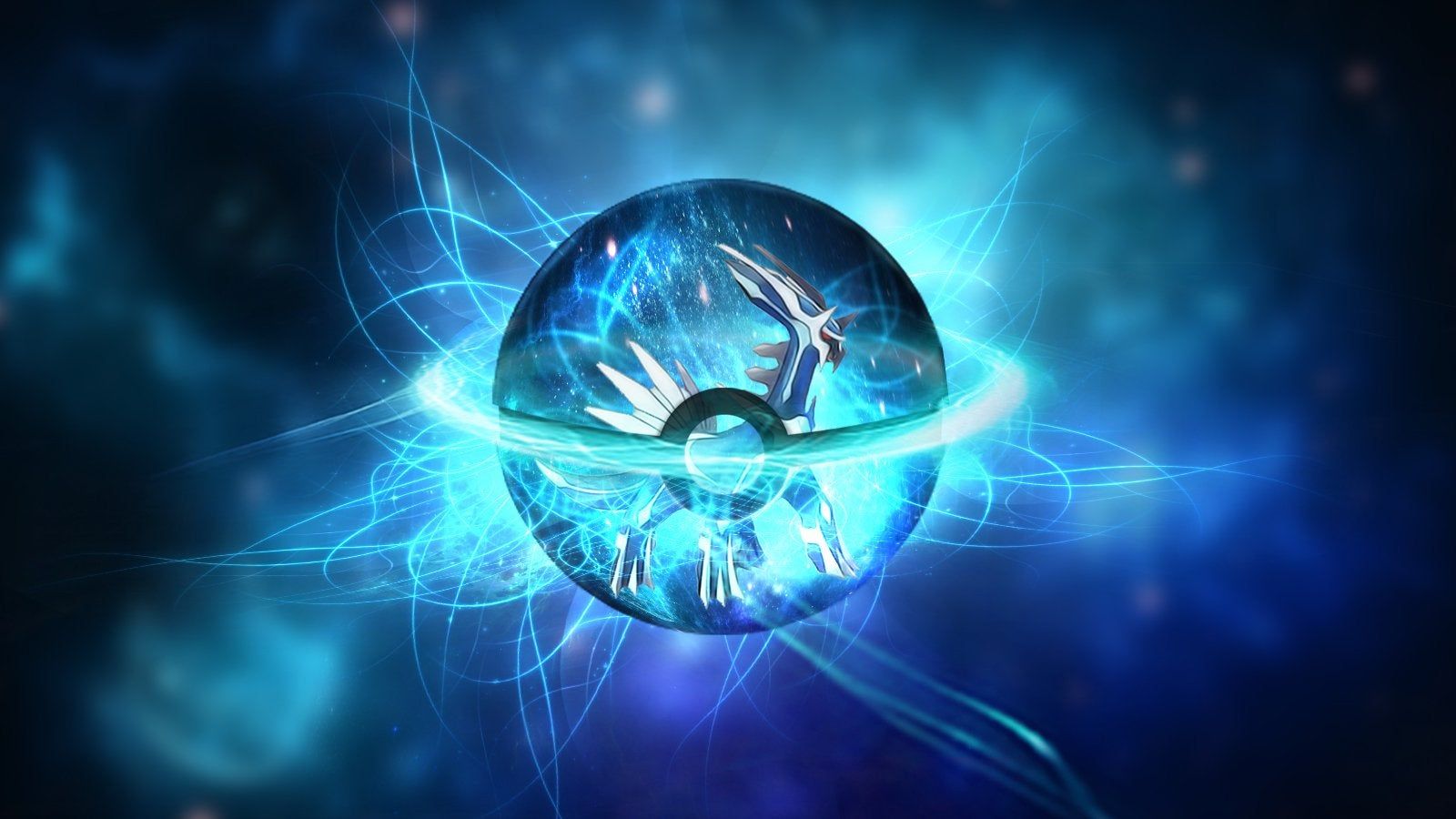 Dialga Pokémon sfera blu, 1600x900 HD Ready, Desktop