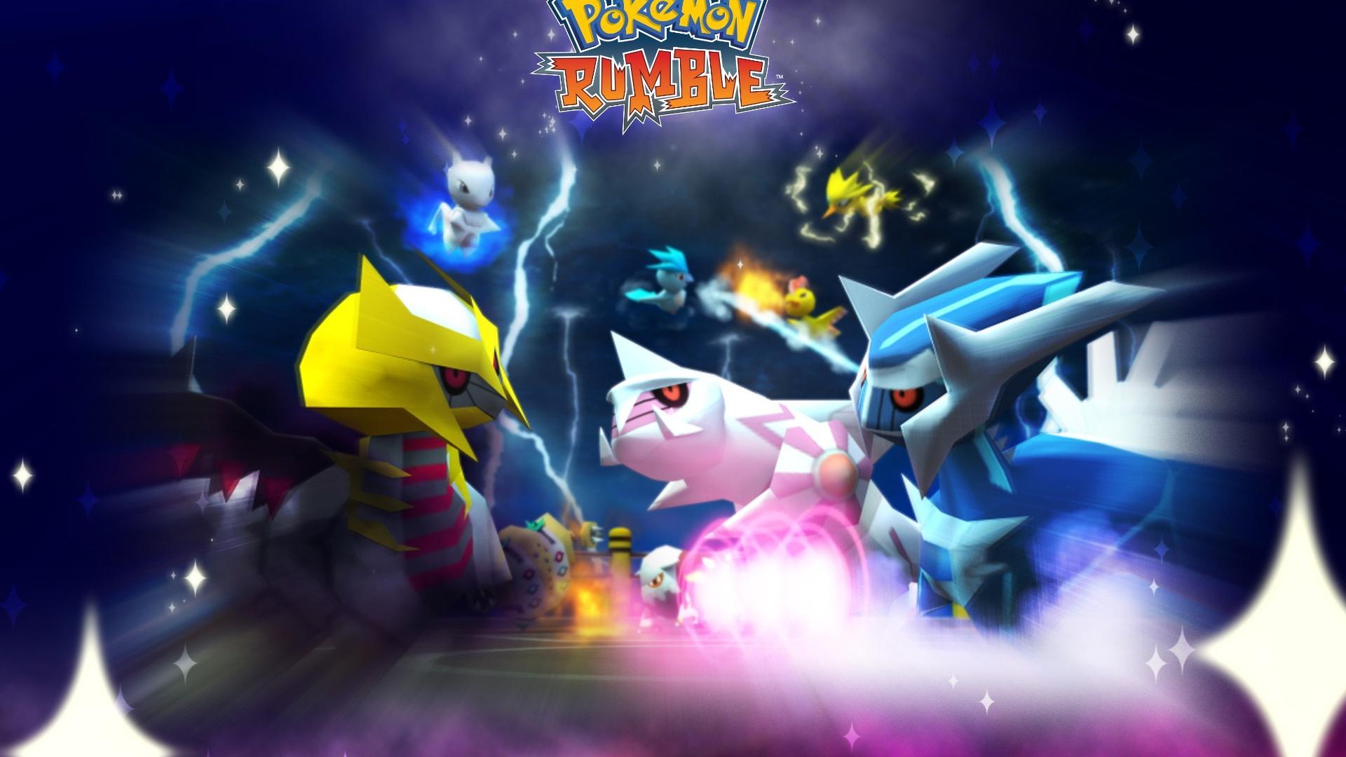 Pokemon Rumble Dialga Palkia Giratina, 1920x1080 Full HD, PC