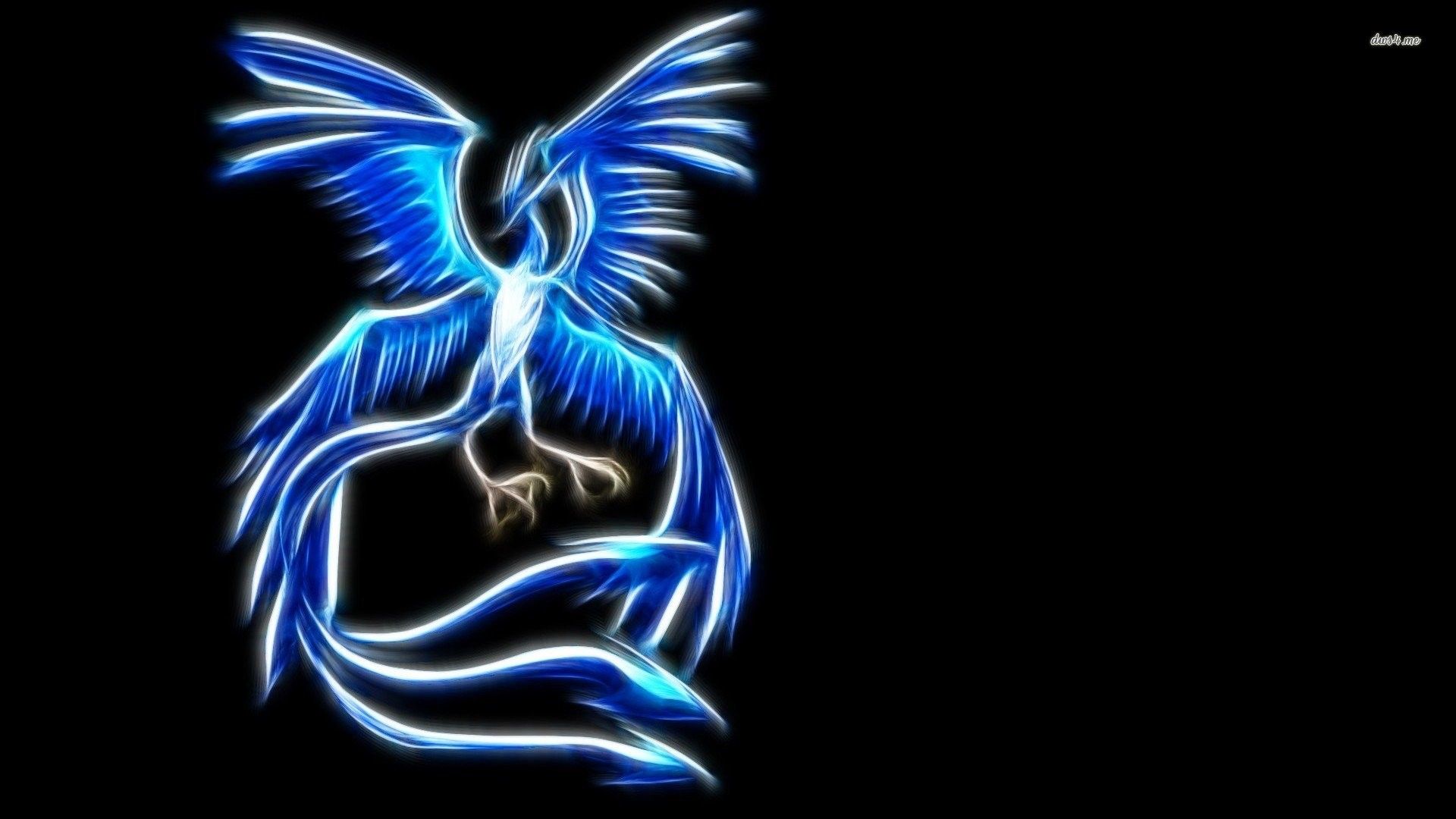 Dialga Pokémon blu neon, 1920x1080 Full HD 1080p, PC