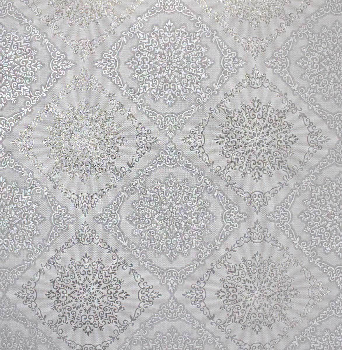 Carta da parati damascata argento bianco, 1172x1200 Full HD Verticale, iPhone