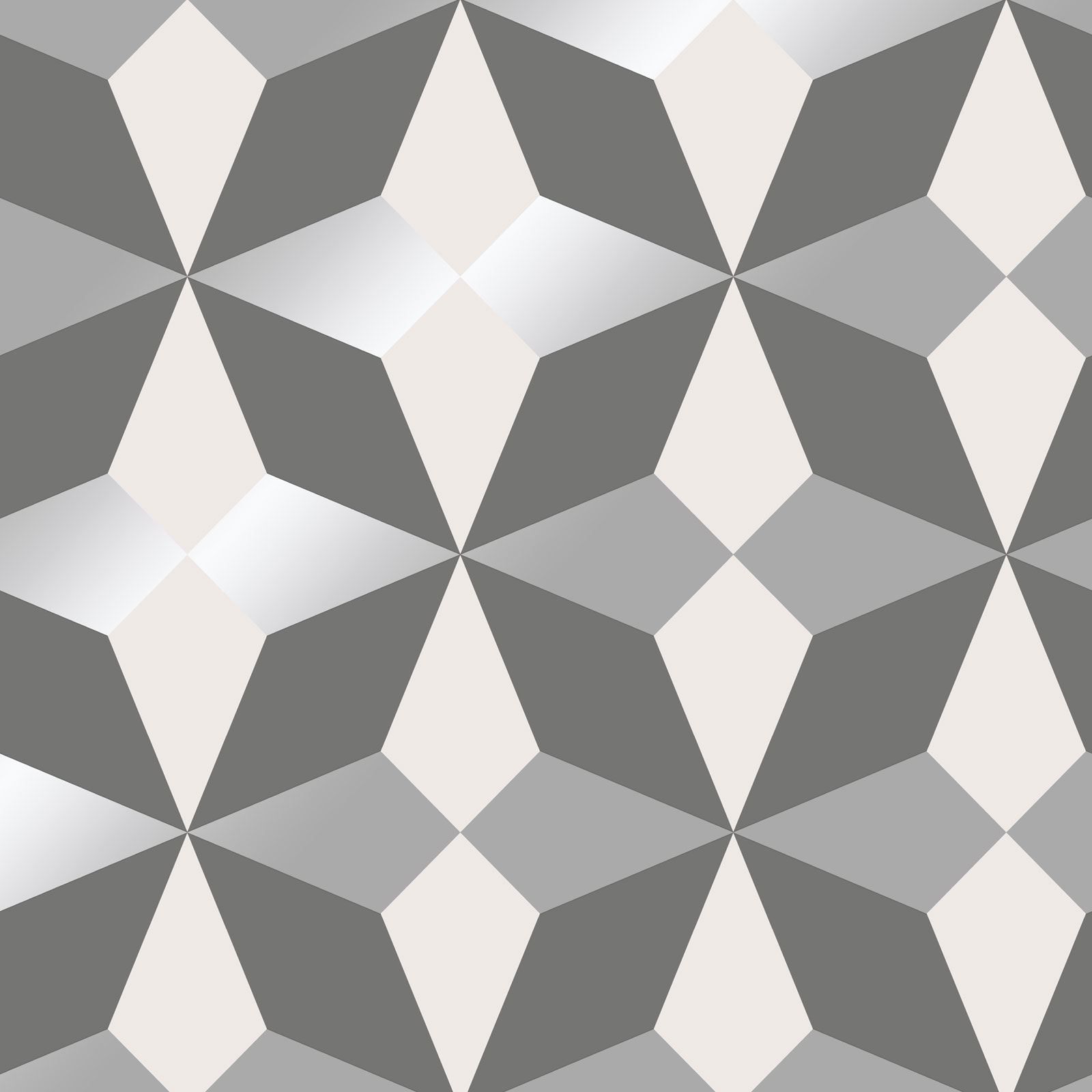 Motivo geometrico diamanti argento grigi, 1600x1600 HD, PC