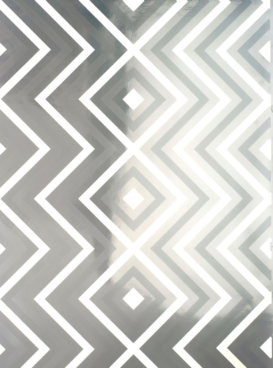 Motivo geometrico zigzag grigio argento, 940x1266 Full HD Verticale, iPhone