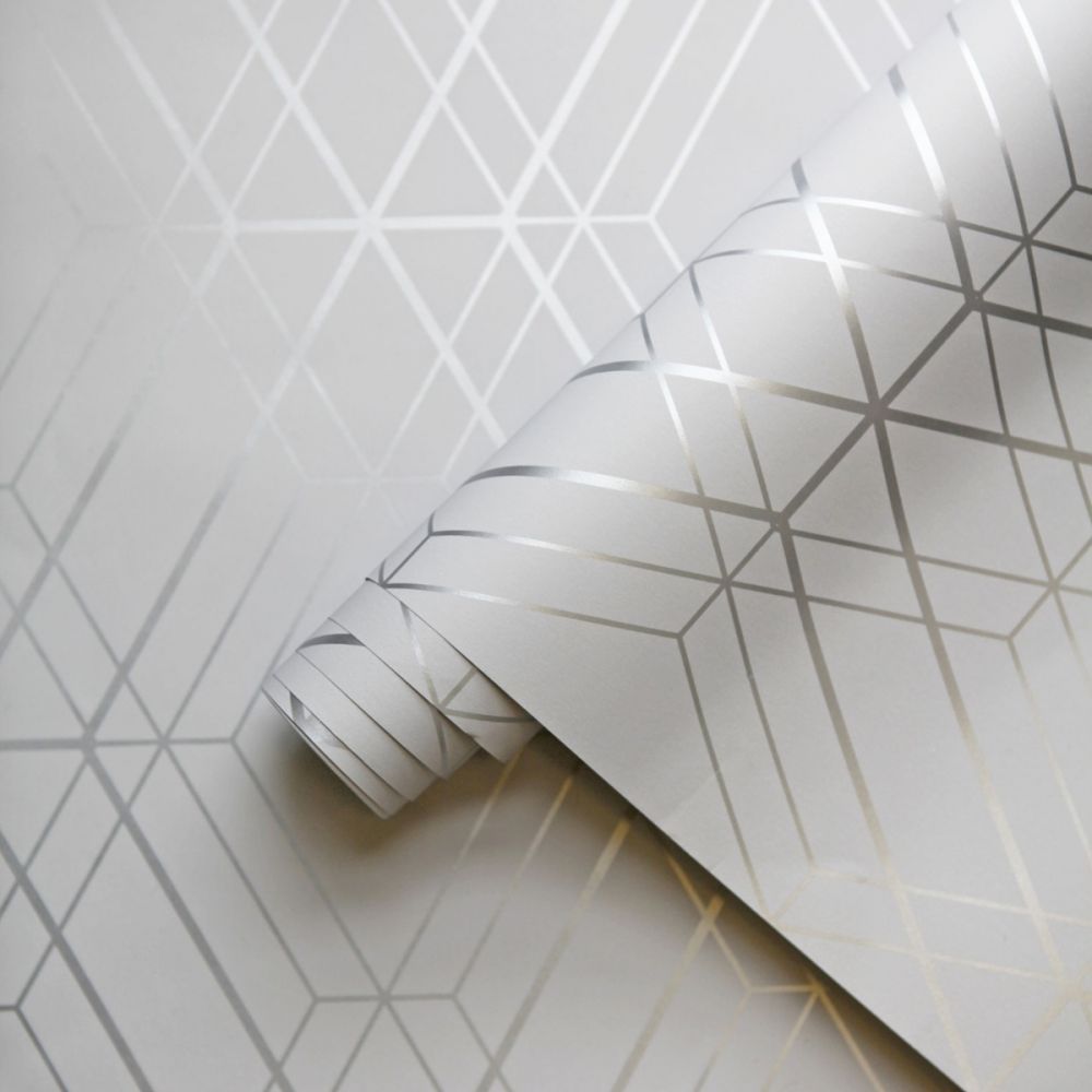 Wallpaper geometrico diamante argento, 1000x1000 HD, Desktop