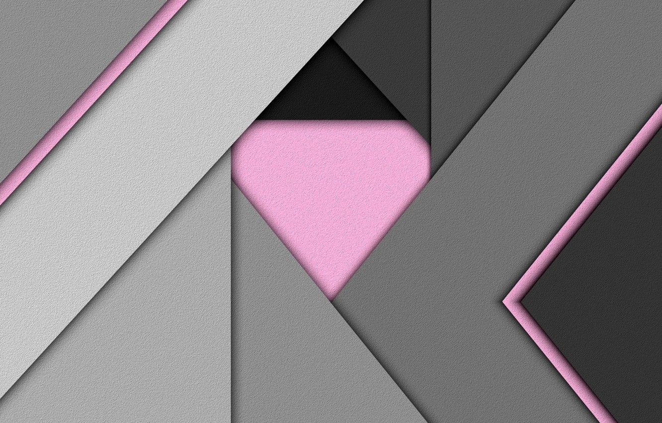 Astratto geometrico grigio rosa, 1332x850 HD, HP Laptop