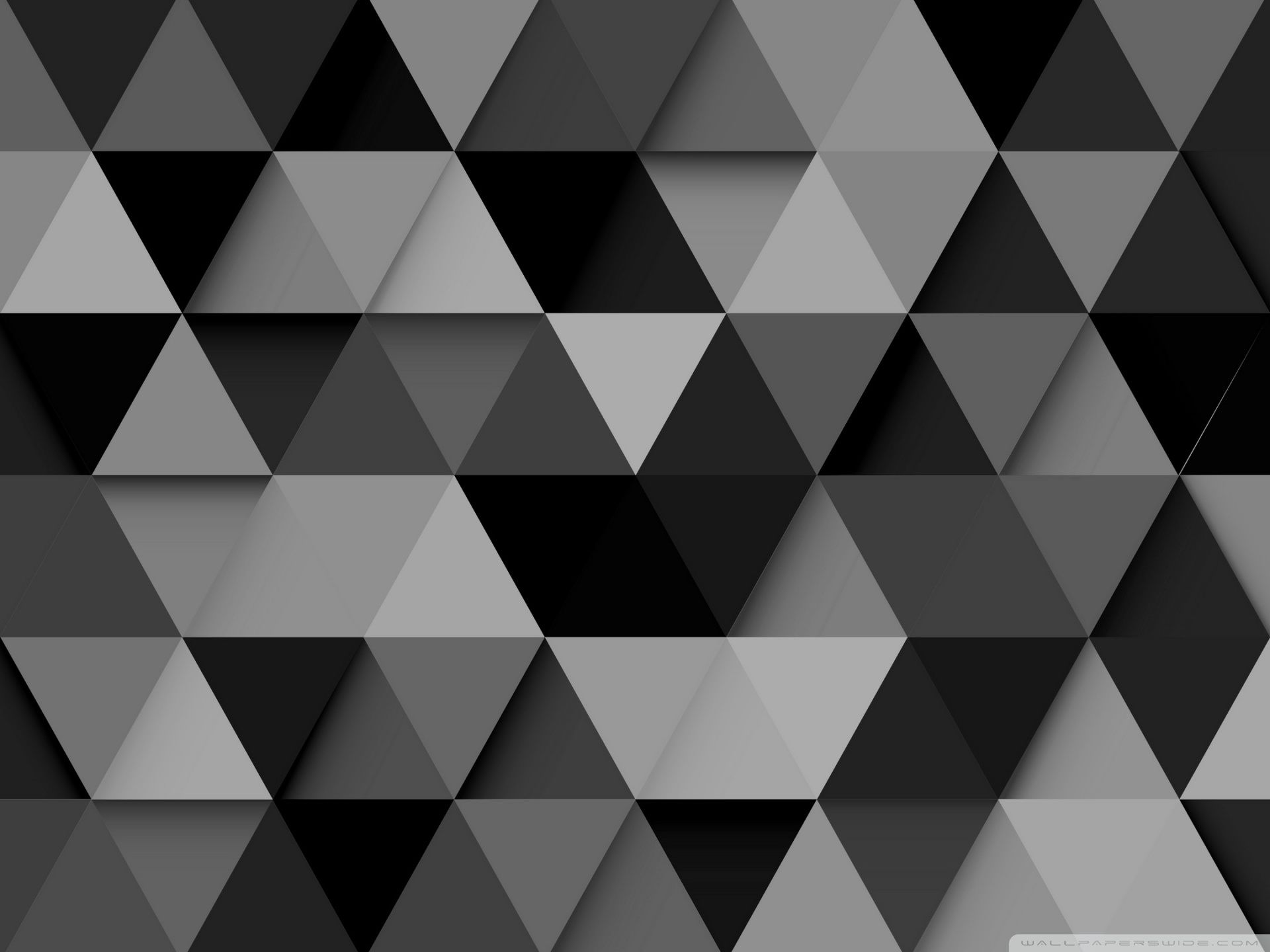 Triangoli geometrici grigi e neri, 1920x1440 WUXGA, Laptop