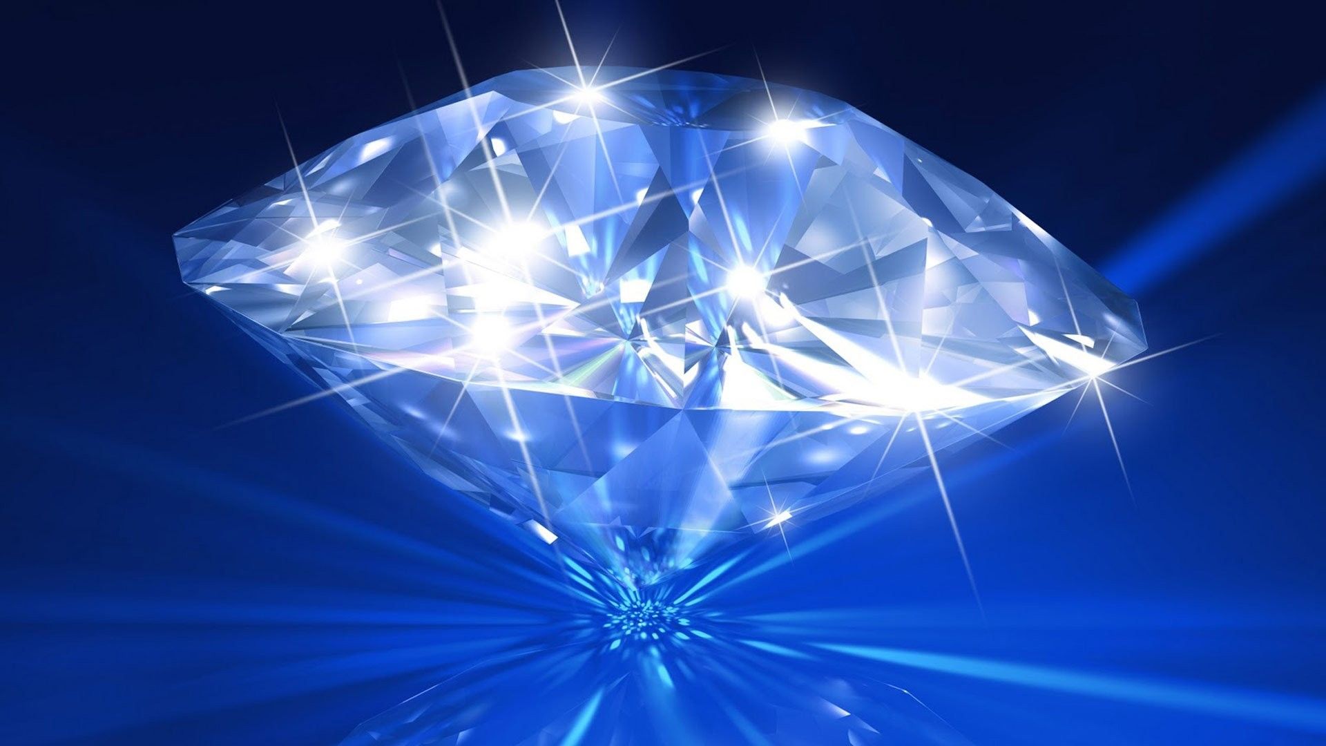 Diamante blu scintillante astratto, 1920x1080 Full HD 1080p, Desktop