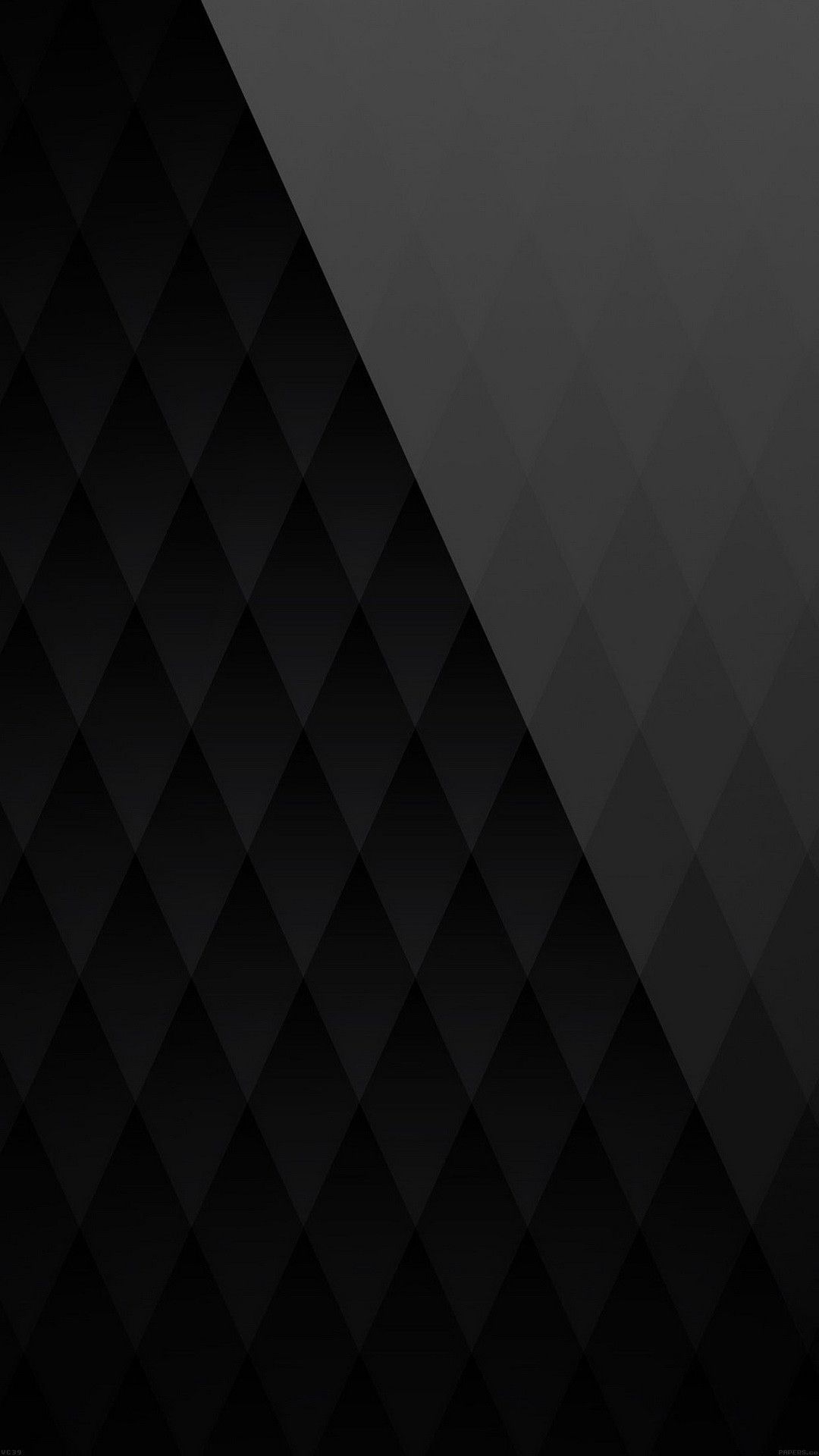 Motivo geometrico diamanti nero, 1080x1920 Full HD Verticale, Samsung Galaxy