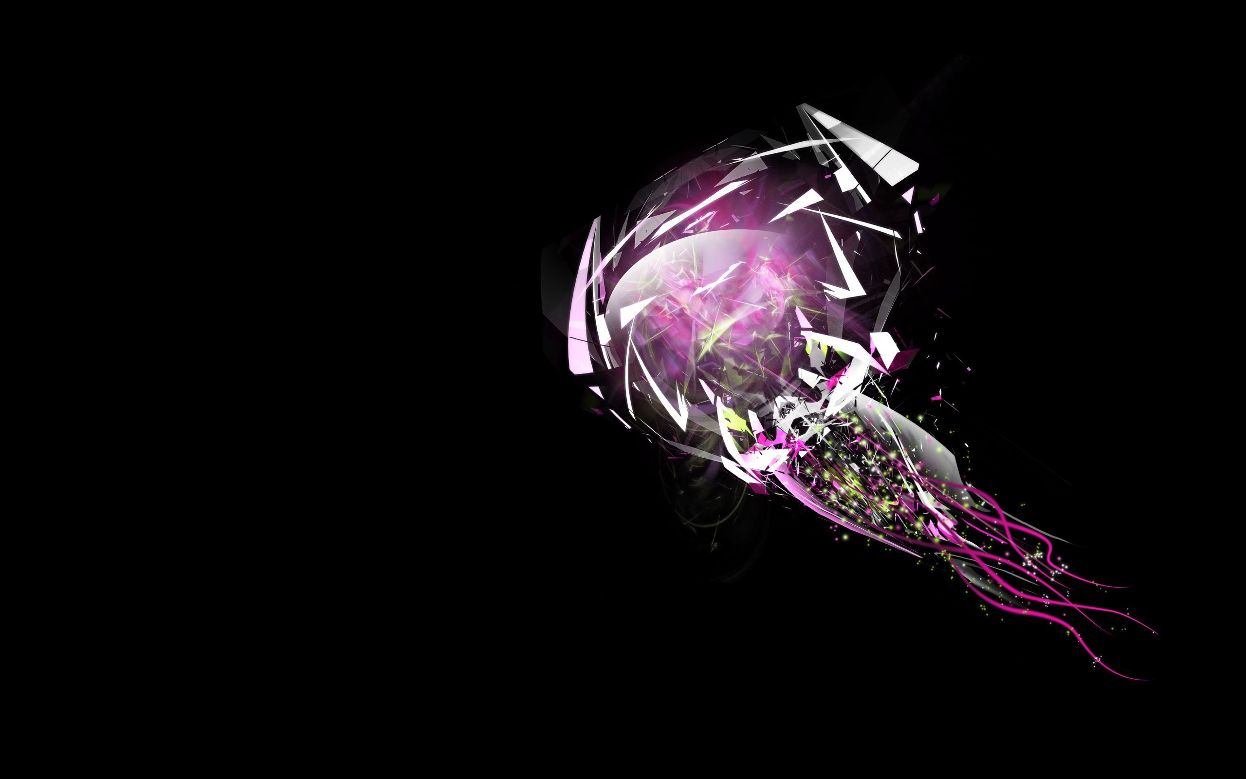 Sfera astratta cristallo viola, 2560x1600 2K+, Laptop