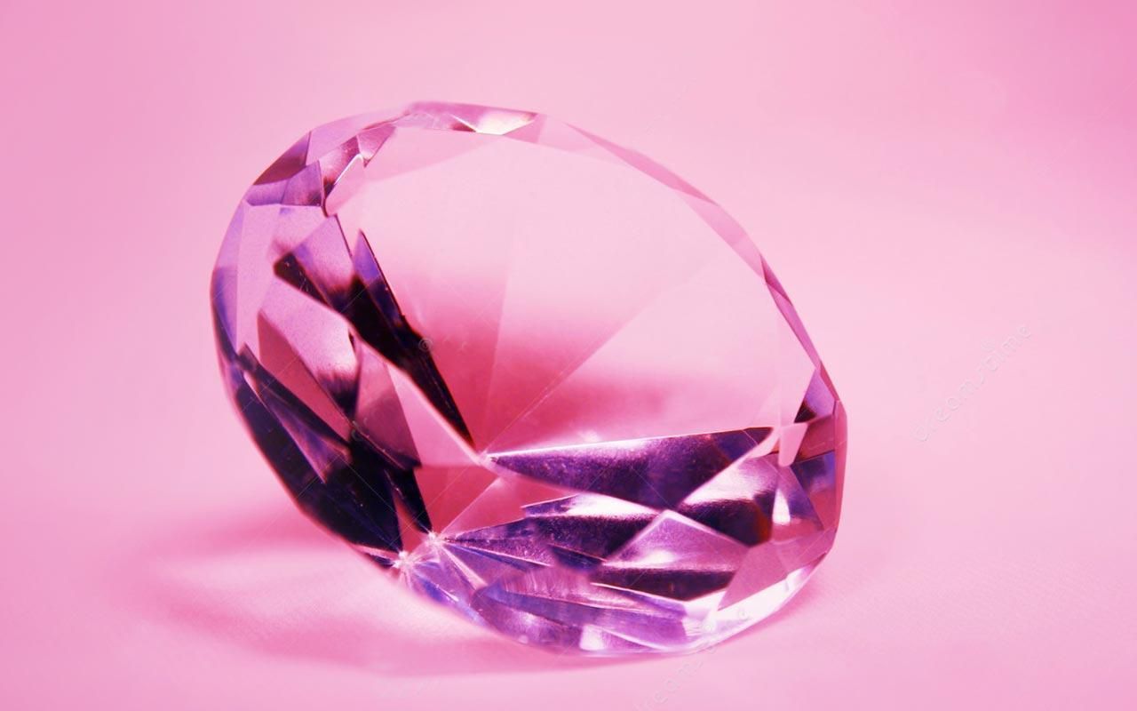 Diamante rosa su sfondo rosa, 1280x800 HD, ROG Asus Laptop