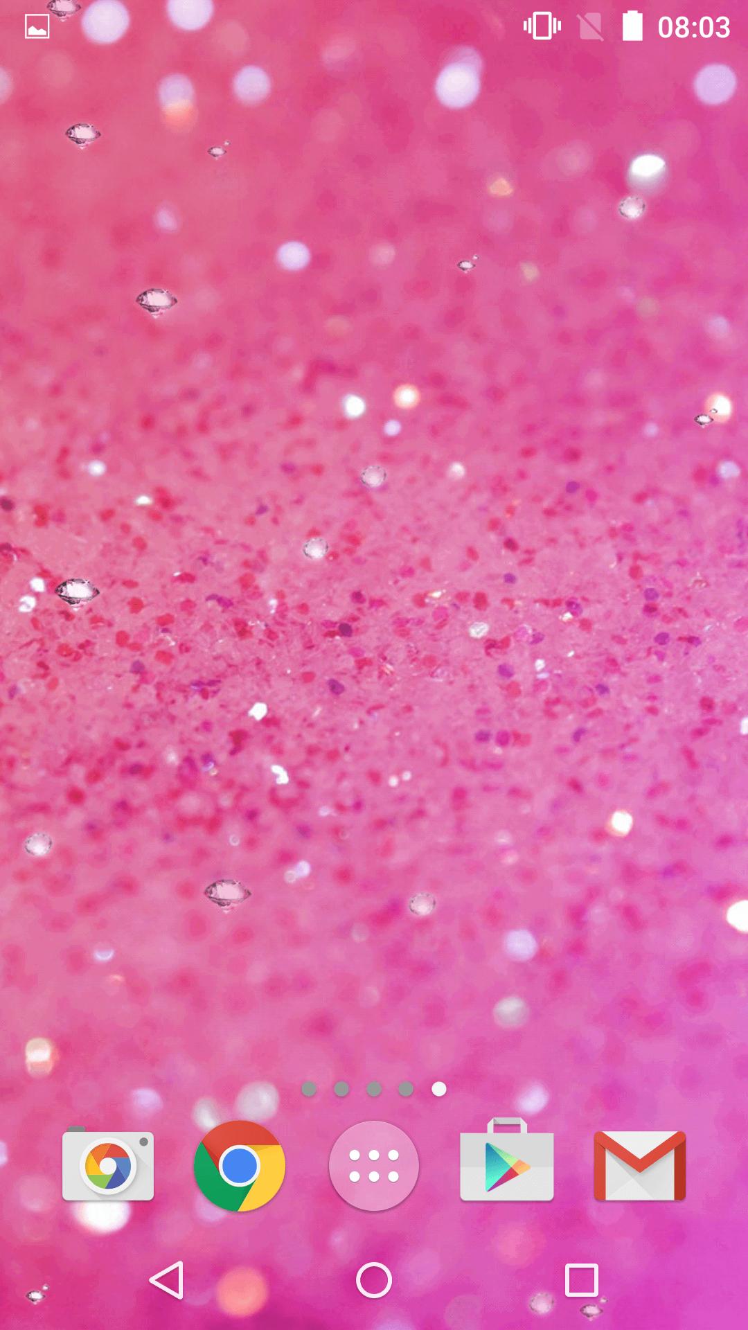 Glitter diamanti sfondo rosa, 1080x1920 Verticale, Telefono