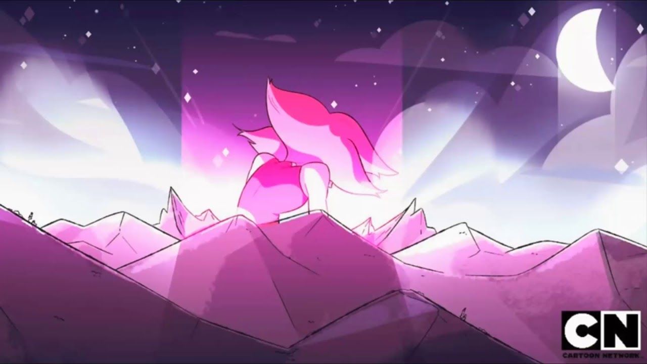 Steven Universe Diamante Rosa silhouette, 1280x720 720p, iMac