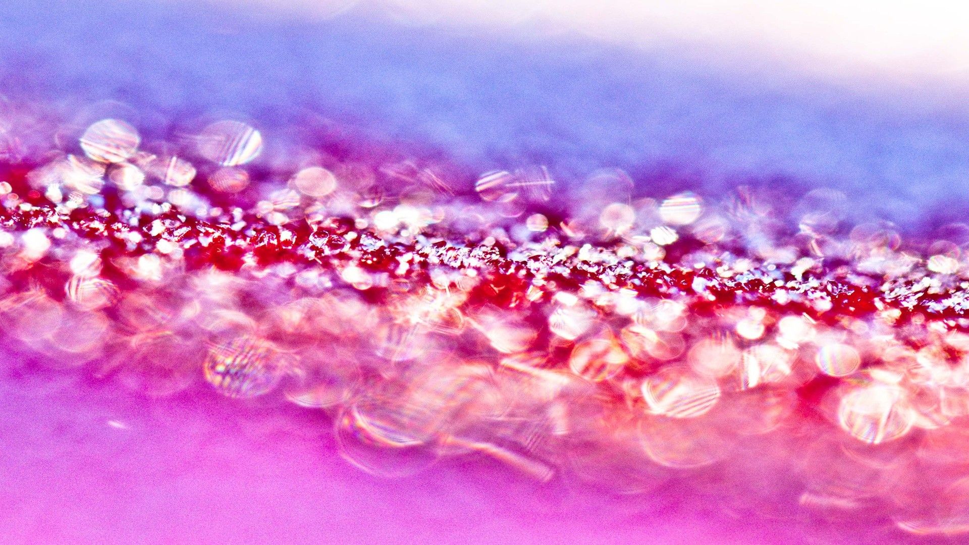Bokeh diamanti rosa scintillanti, 1920x1080 Full HD, PC