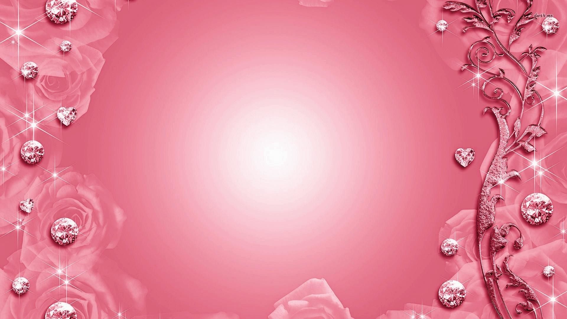 Diamanti rosa e rose, 1920x1080 Full HD 1080p, PC
