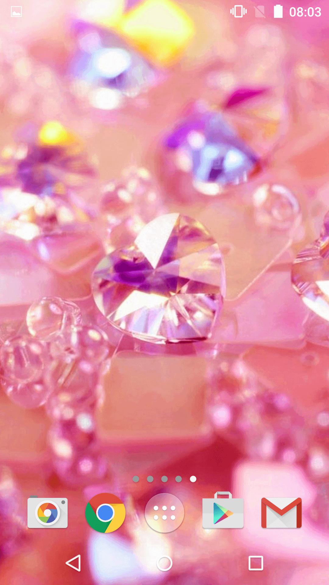 Diamanti rosa a cuore, 1080x1920 Full HD Verticale, iPhone